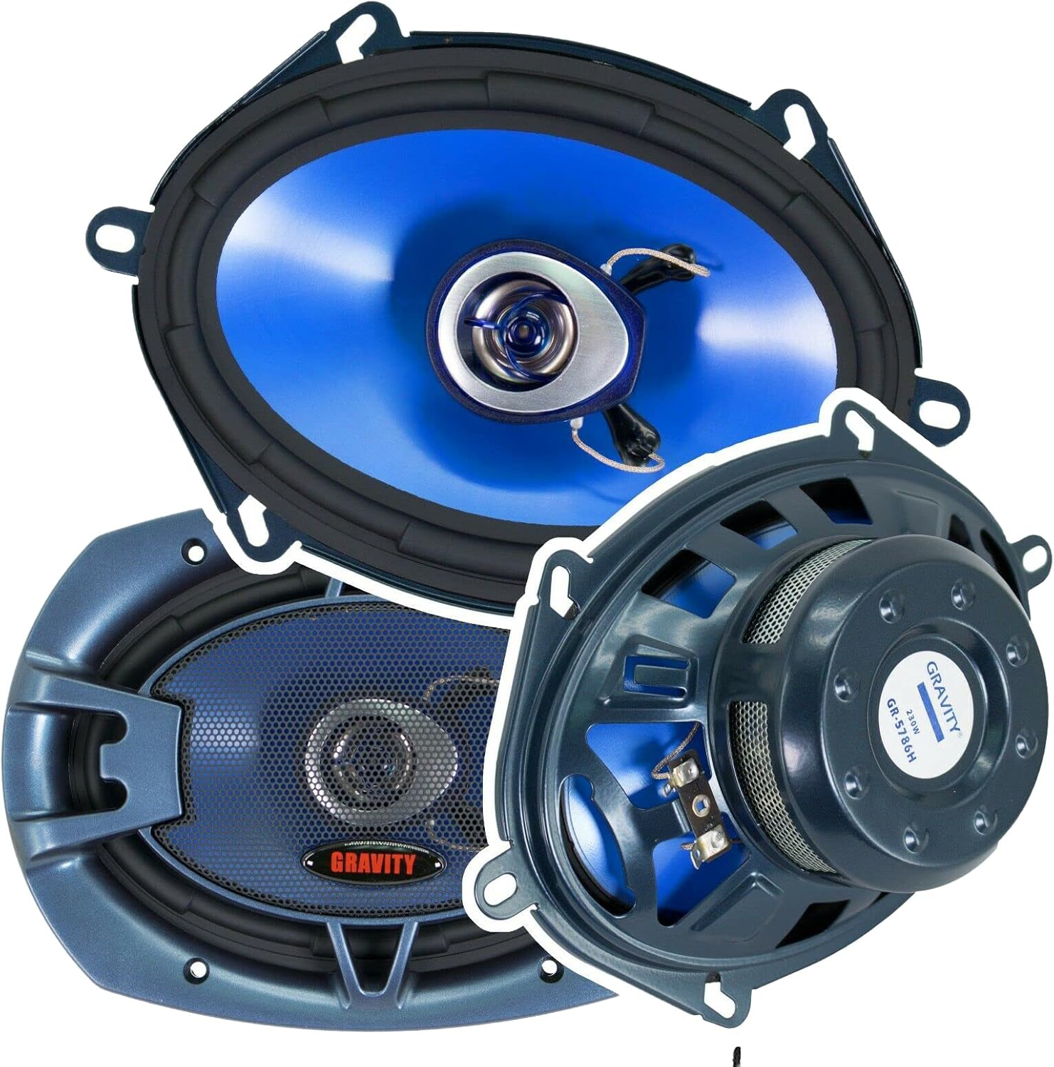 Buy Pair of Gravity 5x7 / 6x8 inch 2Way 230 Watts Maximum Power
