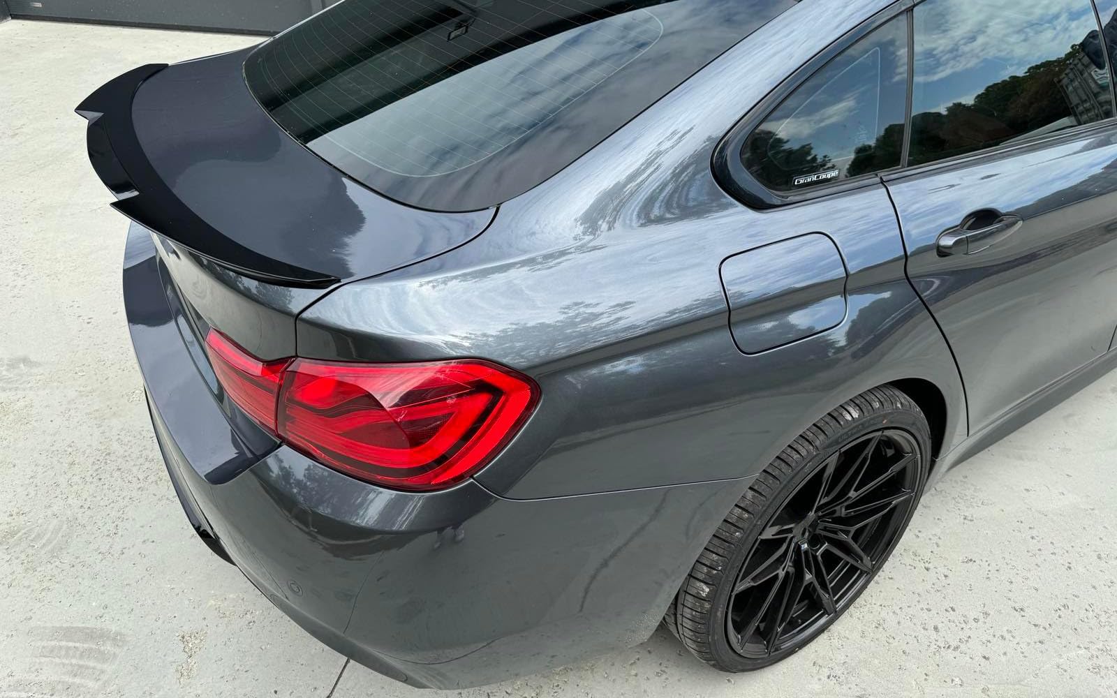 MpTuned Spoiler posteriore F36 M4 Look nero lucido per 4 serie 2014-2020 Performance Tuning berlina 4 porte Coupé 420i 428i 430i 435i 440i