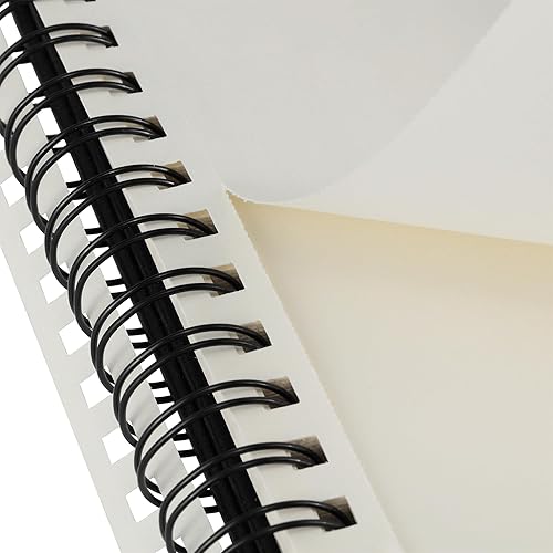 Miniatura 8 de Creative Mark Reflexions Libro de bocetos de doble alambre, papel texturizado para bolígrafo, tinta, lápiz de colores, tiza de dibujo, pasteles,