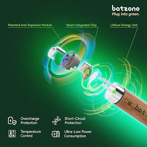 Miniatura 3 de Paquete de 8 baterías AA recargables USB-C, baterías de litio de 2220 mWh AA, baterías AA dobles de 1.5 voltios, tiempos de ciclo de hasta 1000+ con