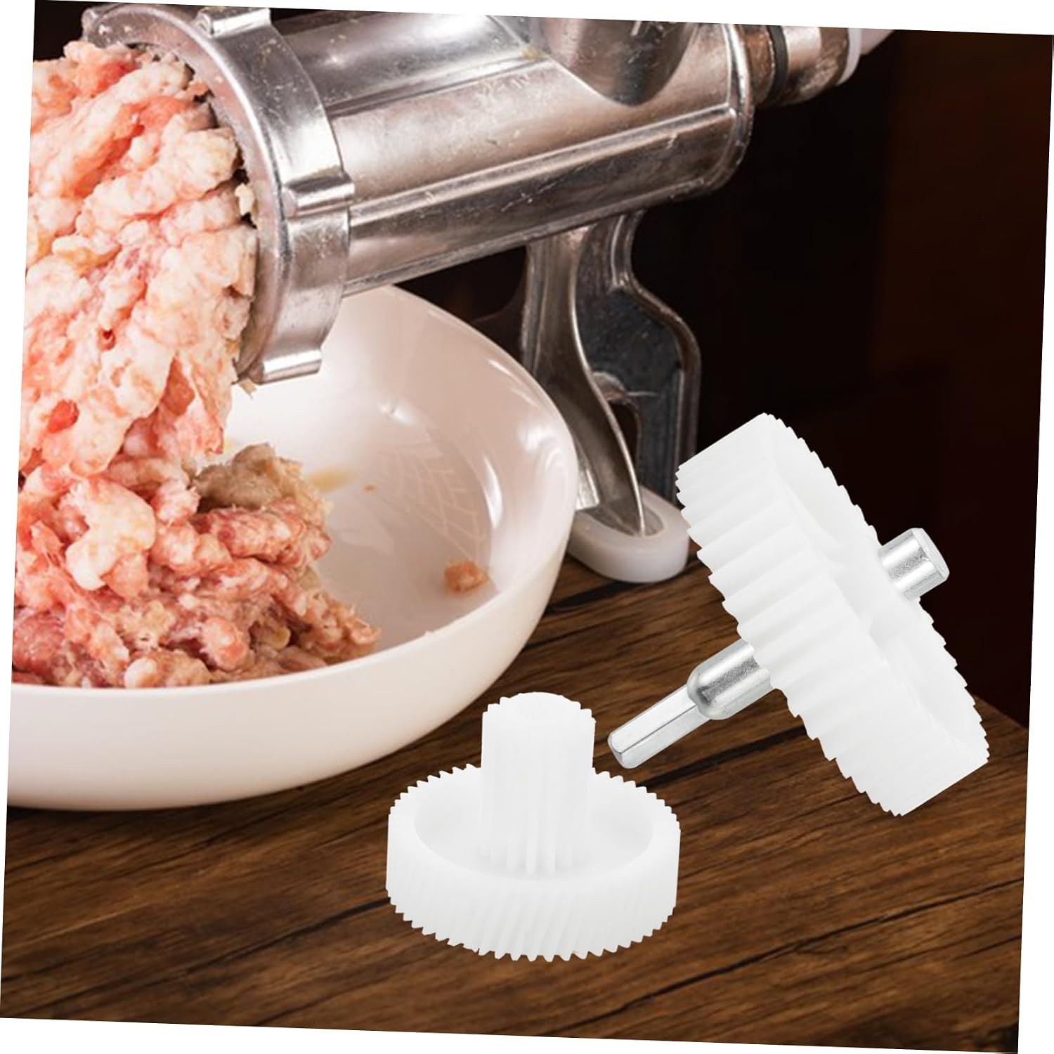 Meat Plastic Sausage Stuffer Replacement Gear for Grinder Machine Meat Mincer Gear Part