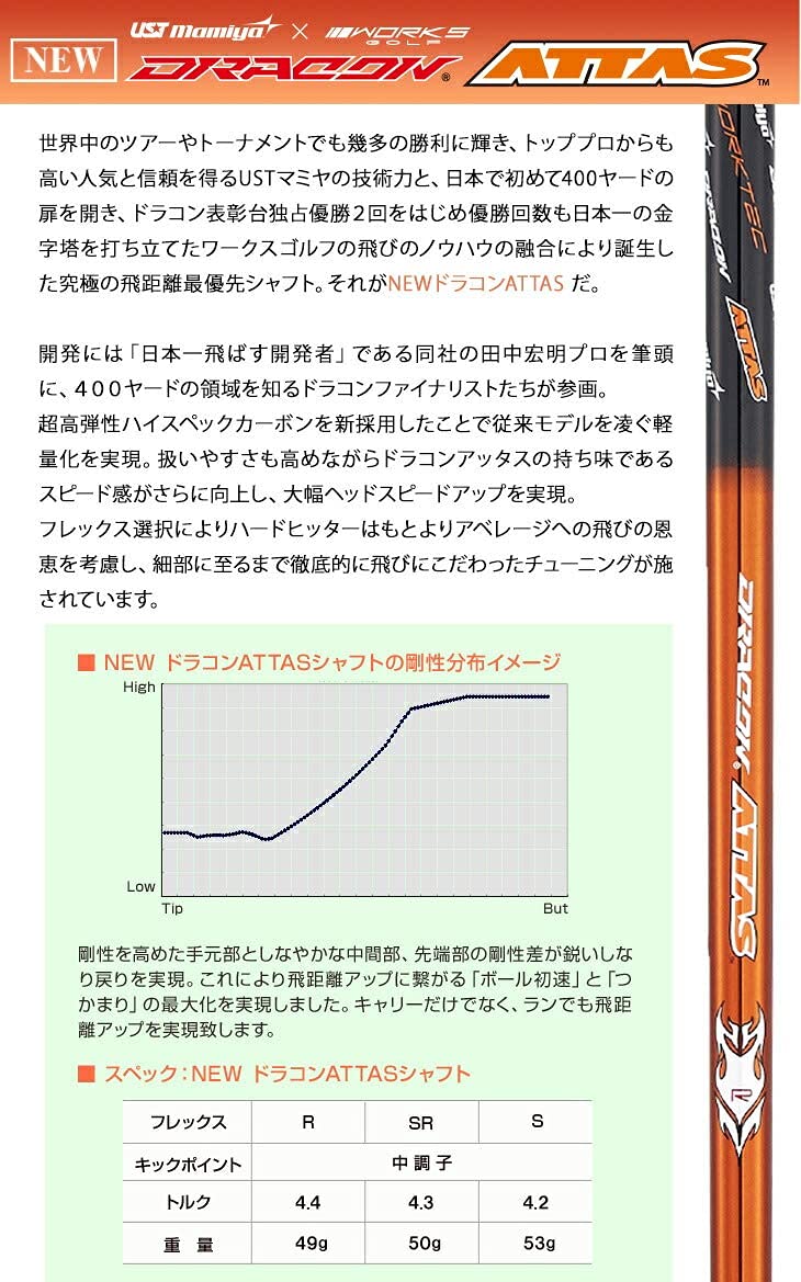 Amazon.co.jp: ワークスゴルフ【 ハイパーブレードガンマ USTマミヤ 