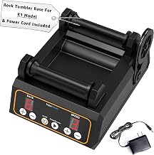 KomeStone Rock Tumbler Replacement Base K1 Model– Includes Power Cord, Easy to Install and Replace, Compatible with K1 Model Only, Not Compatible with Other Models