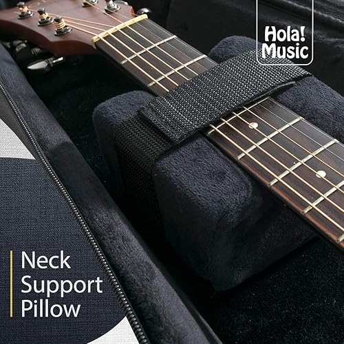 Miniatura 4 de Hola! Music Funda para guitarra eléctrica, bolsa suave de 41 pulgadas para guitarras eléctricas con acolchado de 1 pulgada, correas de hombro