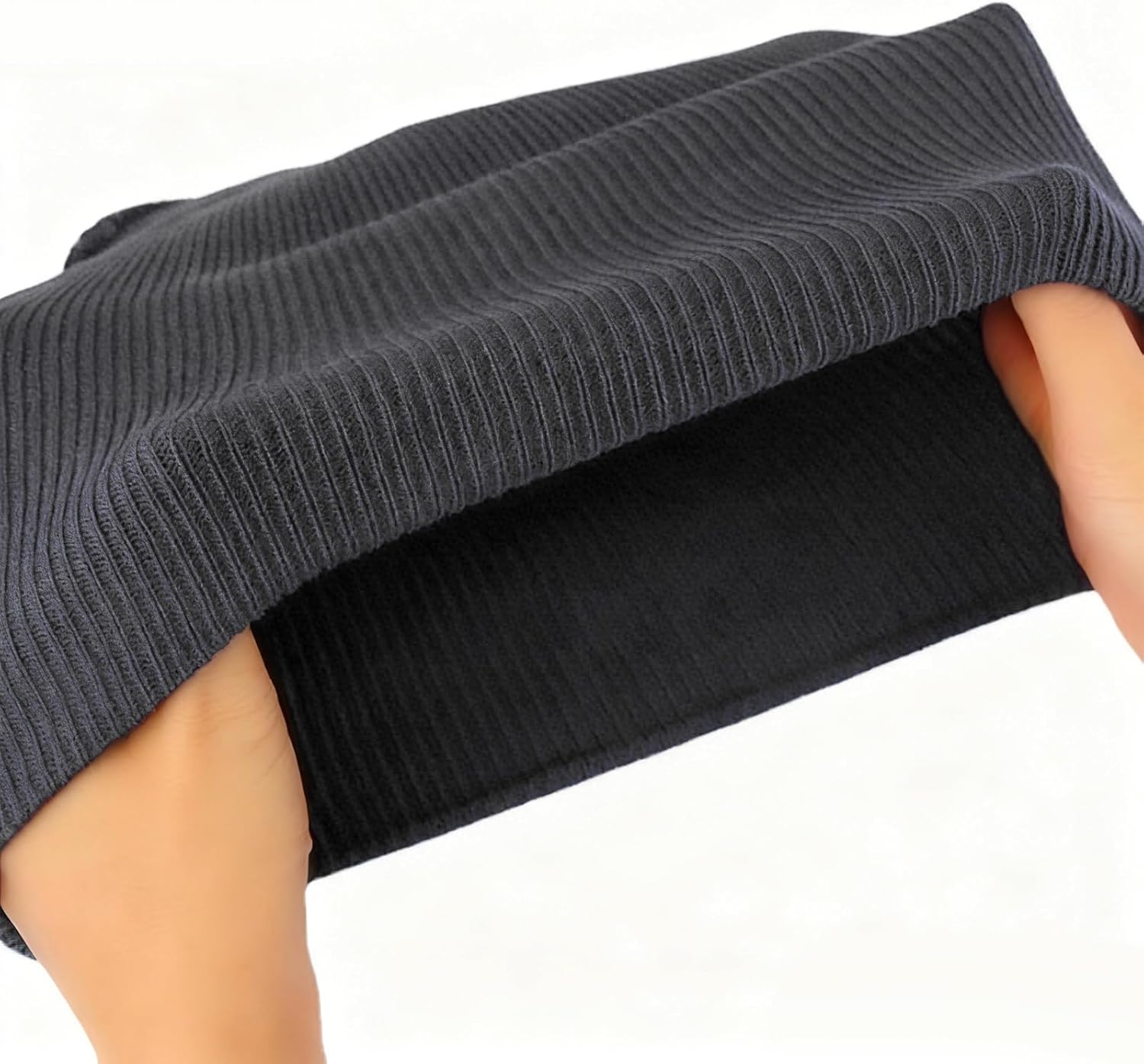 American Flag Beanie for Men, 2 PCS American Flag Winter Hat, Unisex Tactical Beanie(Black and Grey) - Image 7