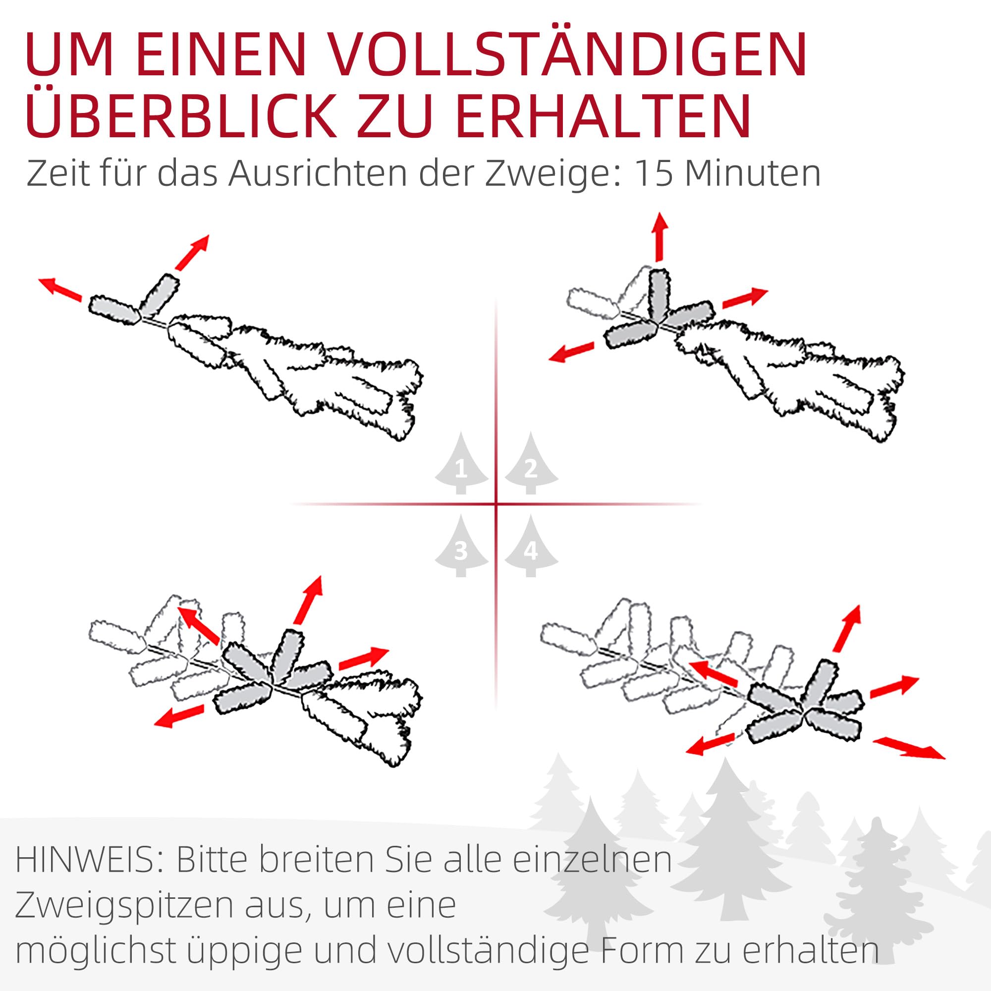 HOMCOM Sapin de Noël Artificiel avec Neige - 1321 Pointes - Décoration de Noël avec Support en métal - pour l'intérieur - 180 cm