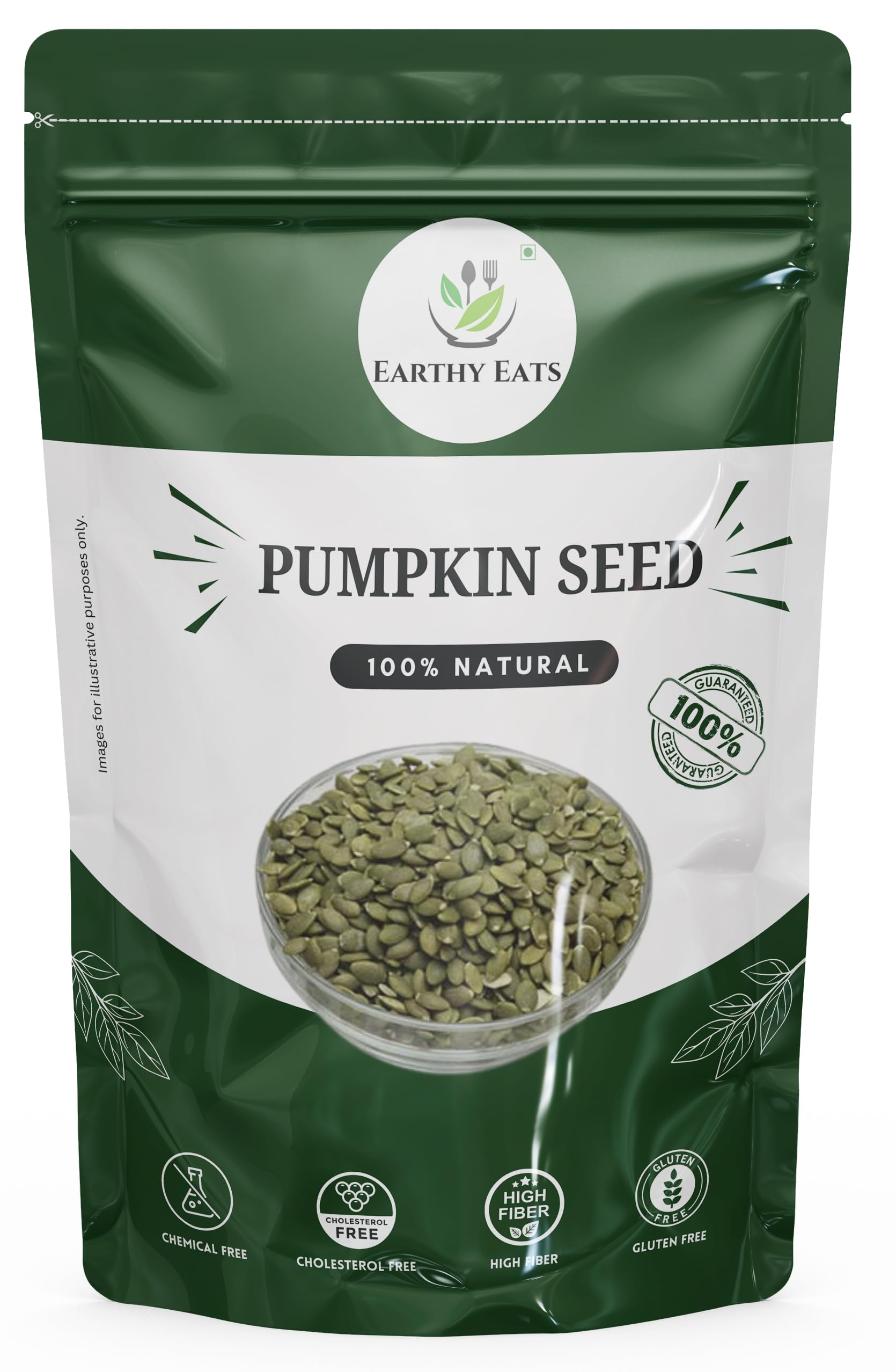 Earthy Eats Pumpkin Seeds - Seeds for Eating | Raw Pumpkin Seed | Diet Food (jar pack)