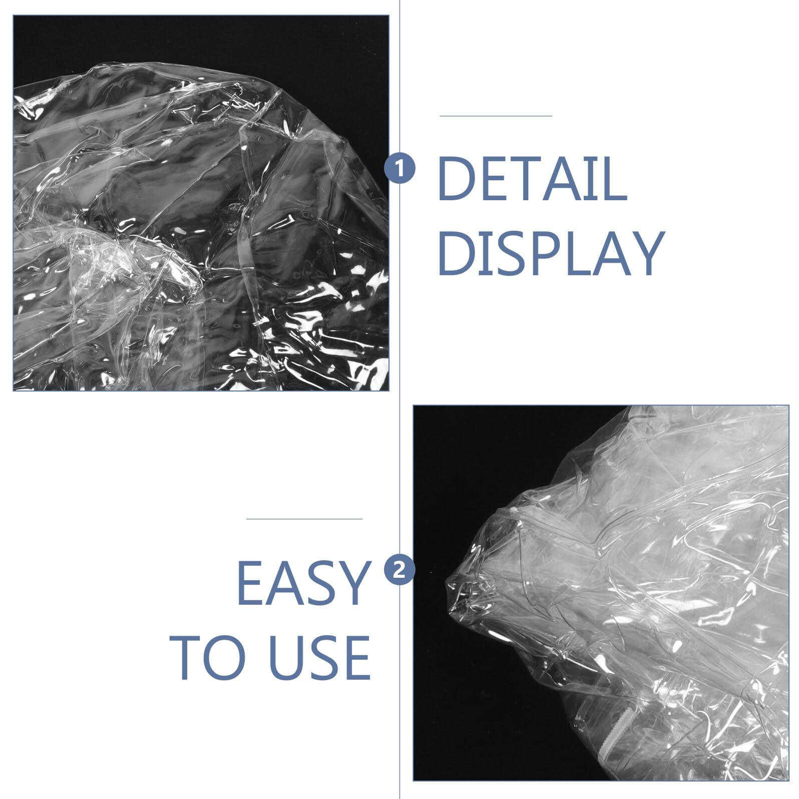 Pouf Contenitore Trasparente per Giocattoli di Peluche Cerniera in PVC Imbottito e Spazioso Borsa Porta Peluche per per Organizzare e Arredare la Cameretta