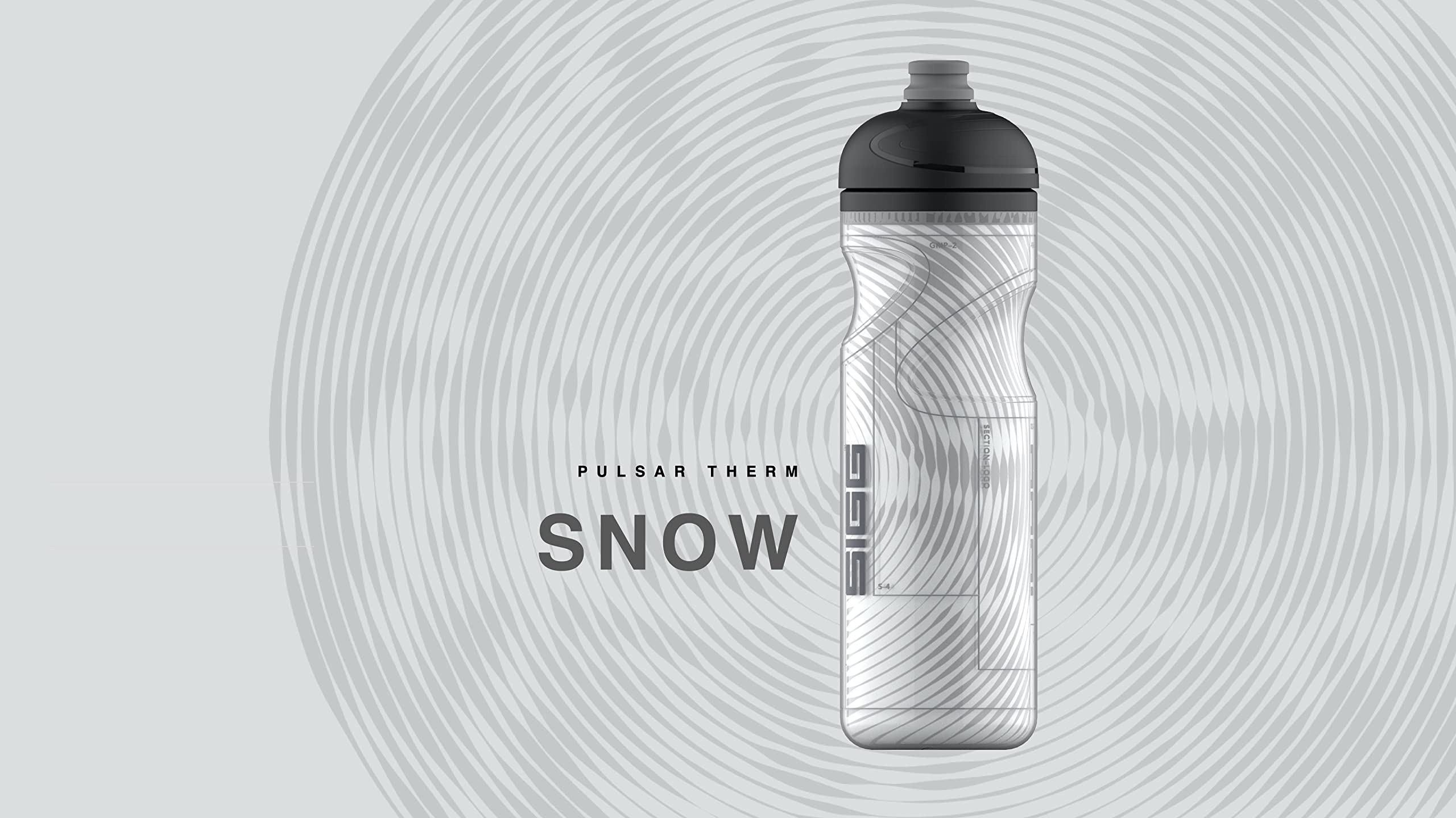 SIGG - Isolierte Kunststoff Fahrradflasche - Pulsar Therm Snow 0.65 L – Ansicht 7