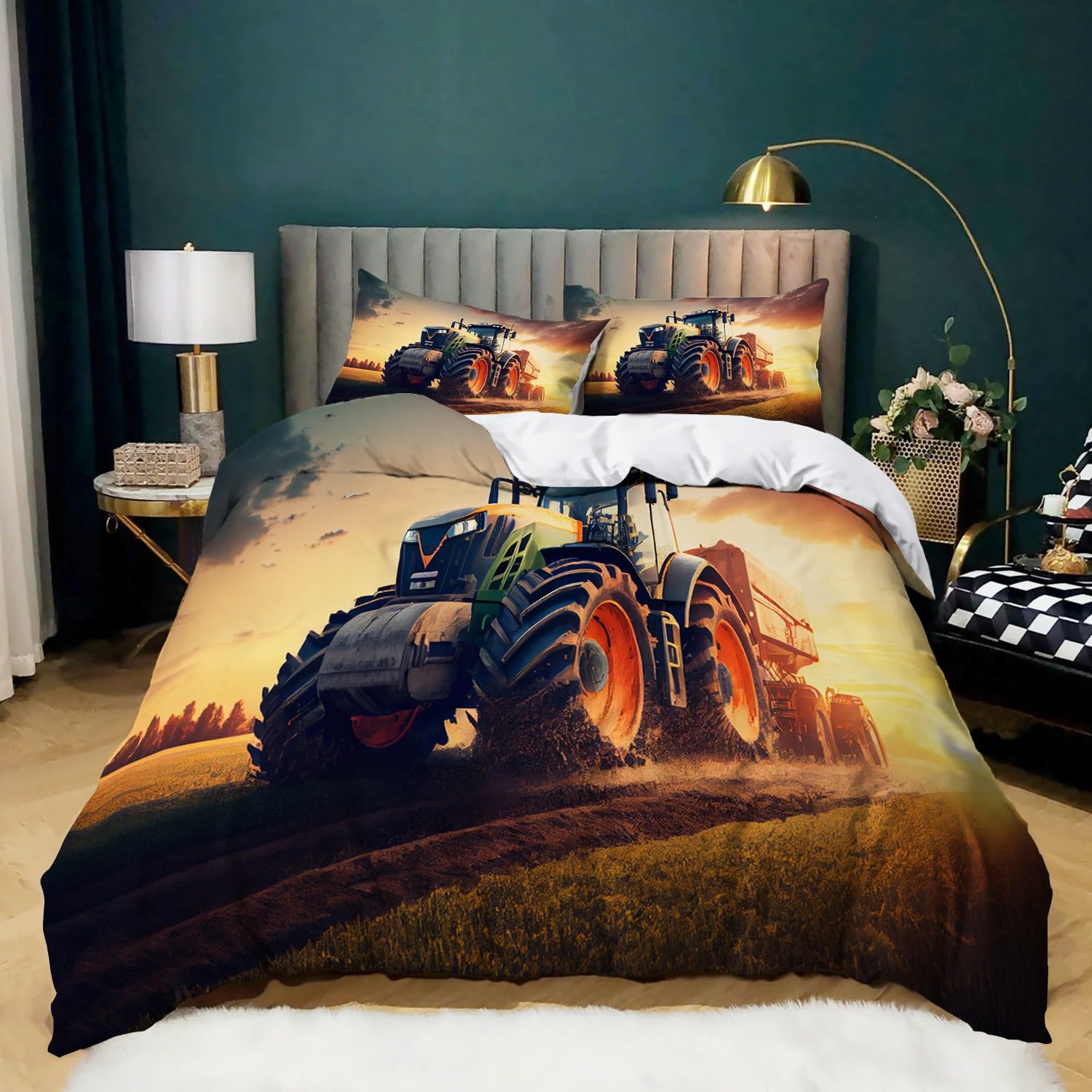 Housse de couette 200x200 tracteur pour raviver la passion des grands espaces à la maison