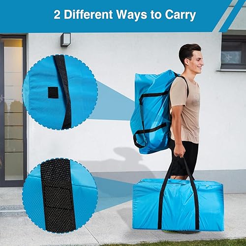Miniatura 5 de Bolsas de mudanza extra grandes resistentes que ahorran espacio, bolsa de almacenamiento al vacío, bolsas de sellado al vacío para ropa, bolsa de