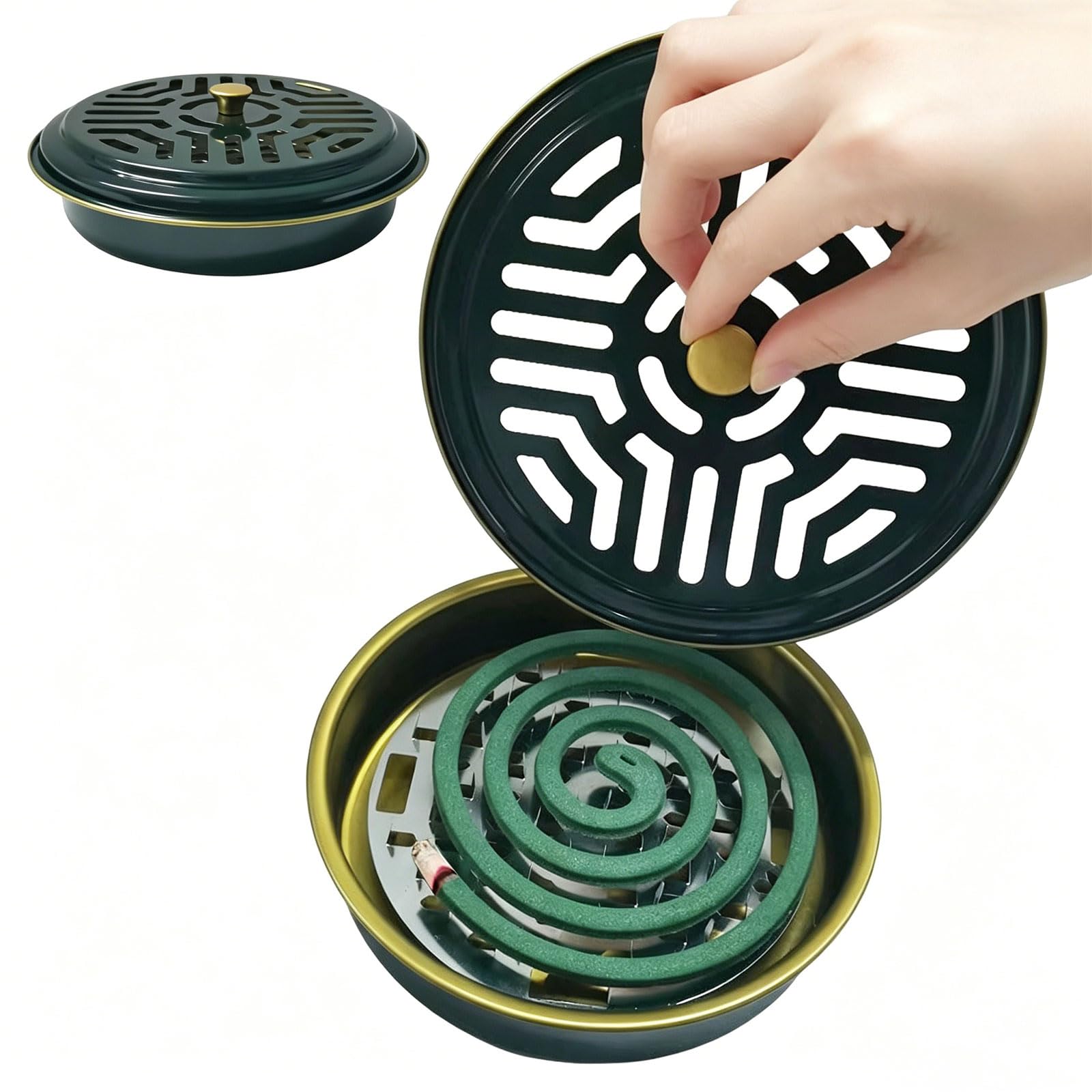 Amazon.com: Mosquito Coil Holder, 2 Pack Metal Mosquito Repellent