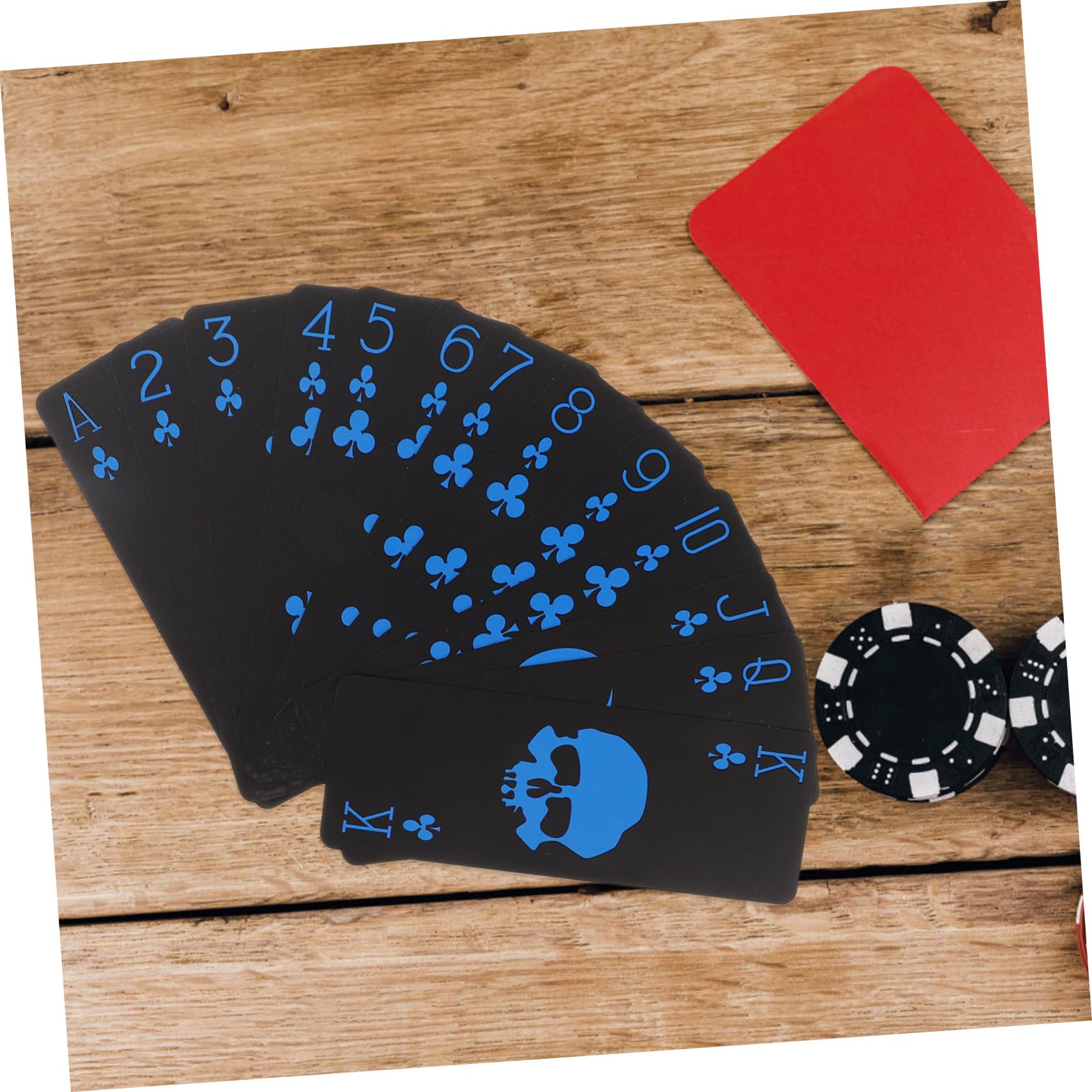 UPKOCH Baraja De Póker De PVC Mate para Aire y Fiestas Cartas De Póker para Reuniones Familiares y Entretenimiento