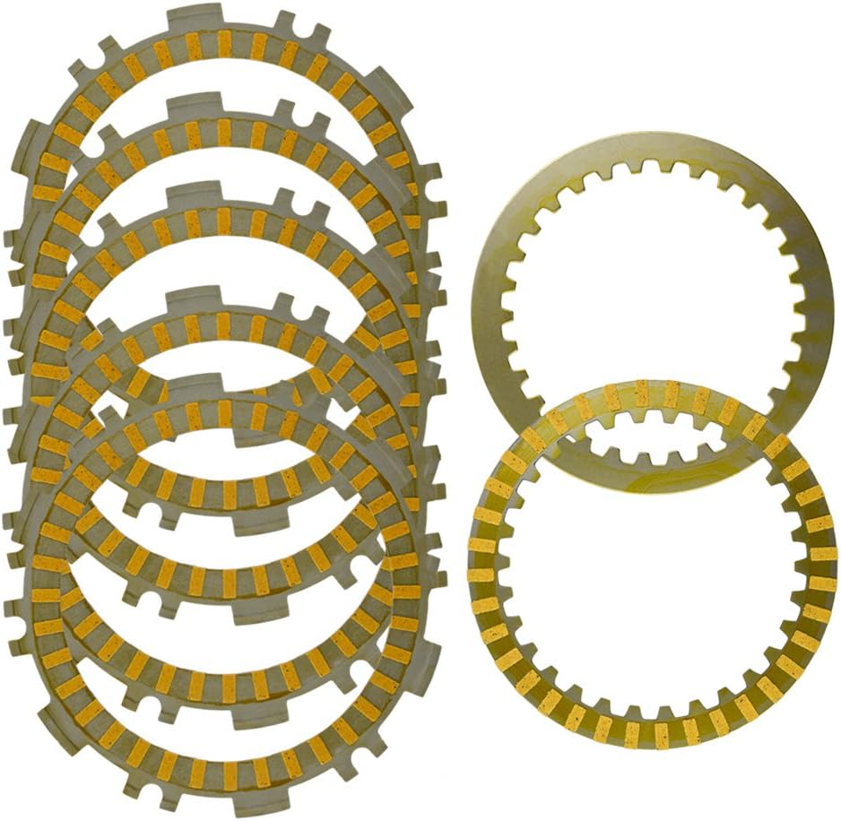 AHL Motorcycle Clutch Friction Plates & Steel Plates Kit for Yamaha XP500 T-MAX 500 2002-2011