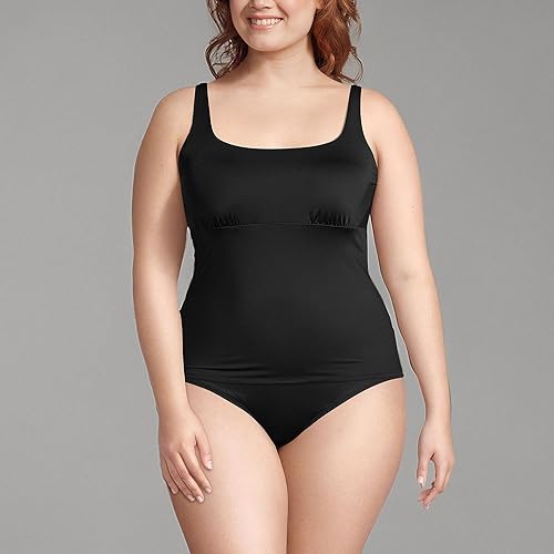 Miniatura 6 de Lands' End Womens Chlorine Resistant Square Neck Tankini