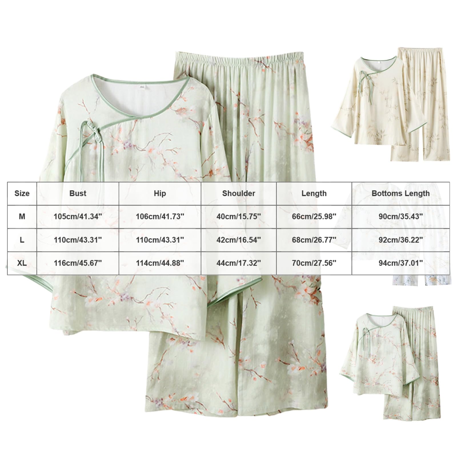 Generisch Pyjama Damen Schlafanzug Hausanzug Zweiteilig Langarm Winter | Kürbis Motiv Geister Druck Thematisches Muster Knopfoberteil Lockere Passform Pyjamaparty Feierlichkeit Outfit