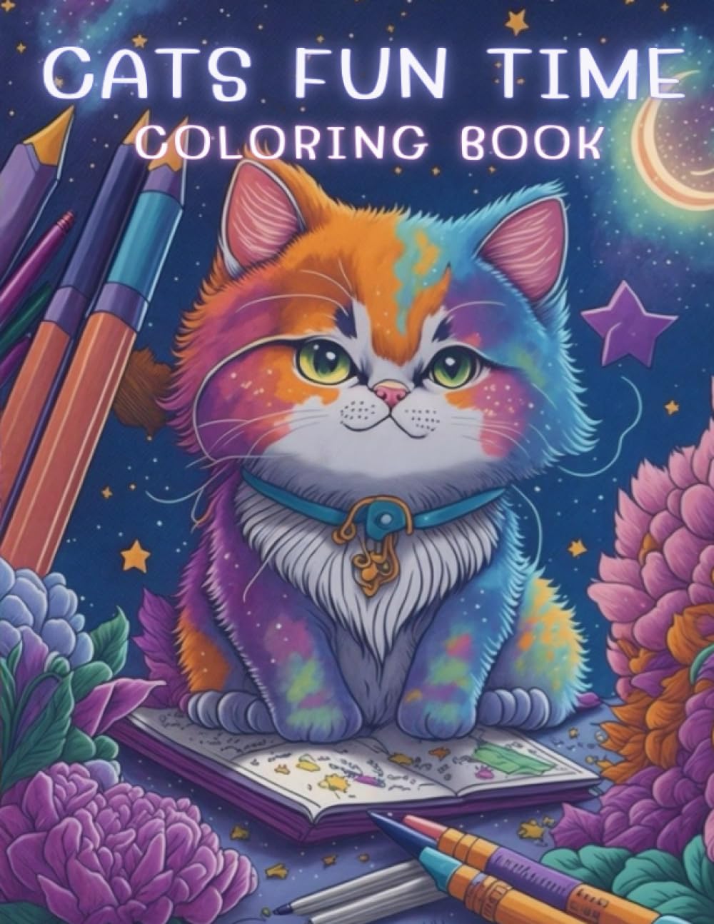 Meow-tastic Adventures coloring book fun time all kids 3-8: Purr-fectly Fun: Engaging Cat Coloring Book for Kids 3-8 with Hours of Creative Joy!