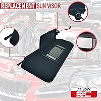 Vista 4 de 2 piezas de viseras solares para lado izquierdo del conductor y derecho del pasajero con luces LED brillantes actualizadas. Reemplazo para Corvette