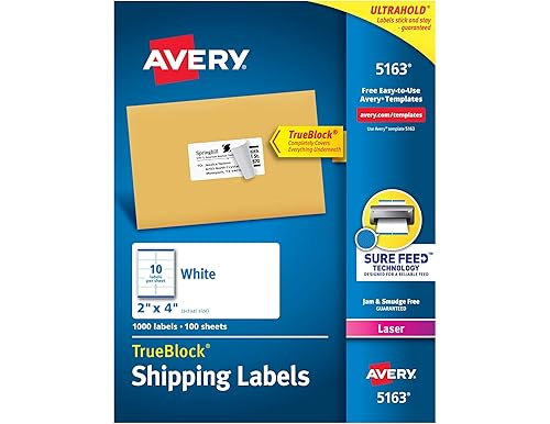 Avery Labels 10 Per Sheet: The Best Laser & Inkjet Printer Address Labels