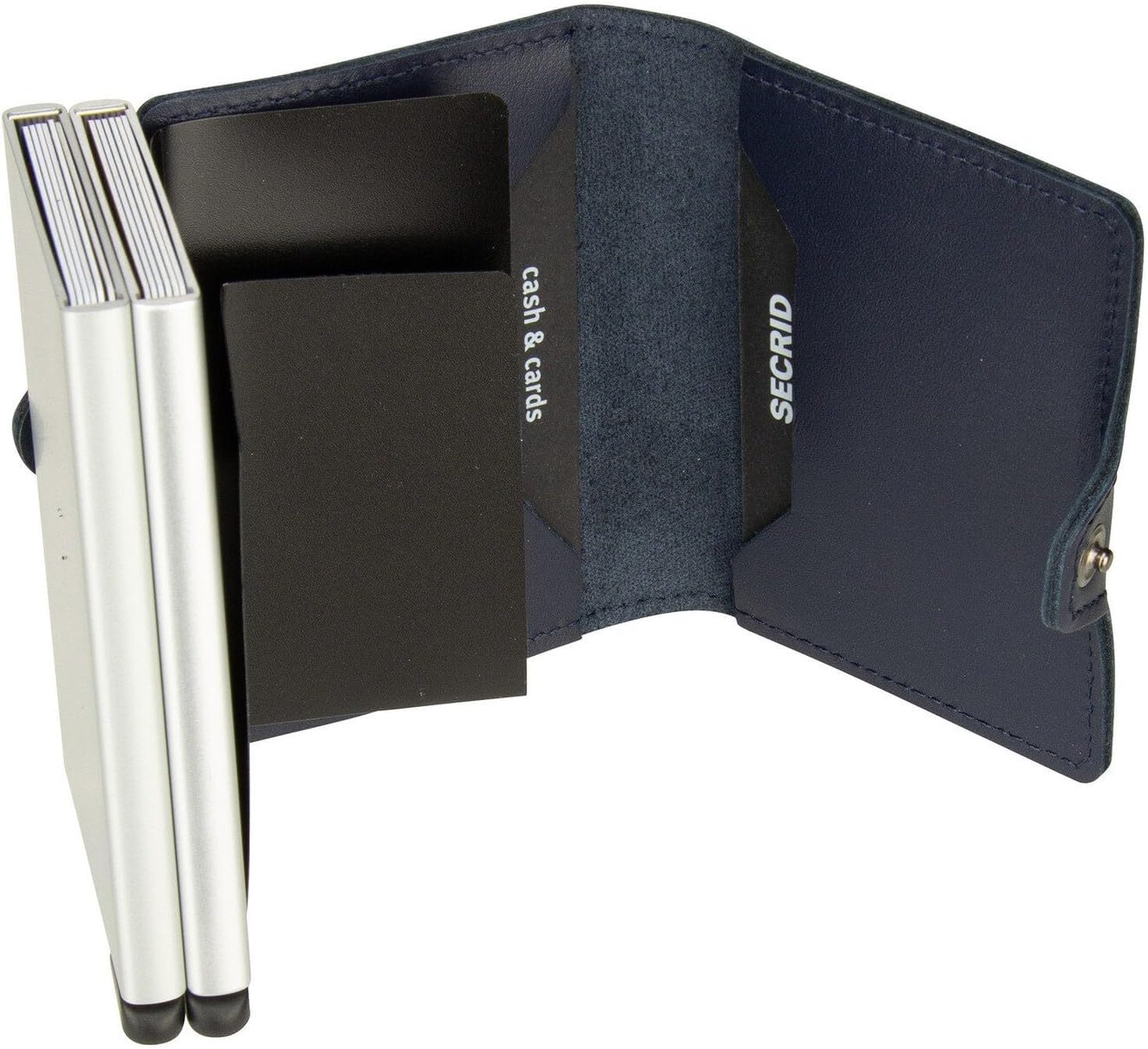 SECRID-Secrid Twin Black Leather Wallet