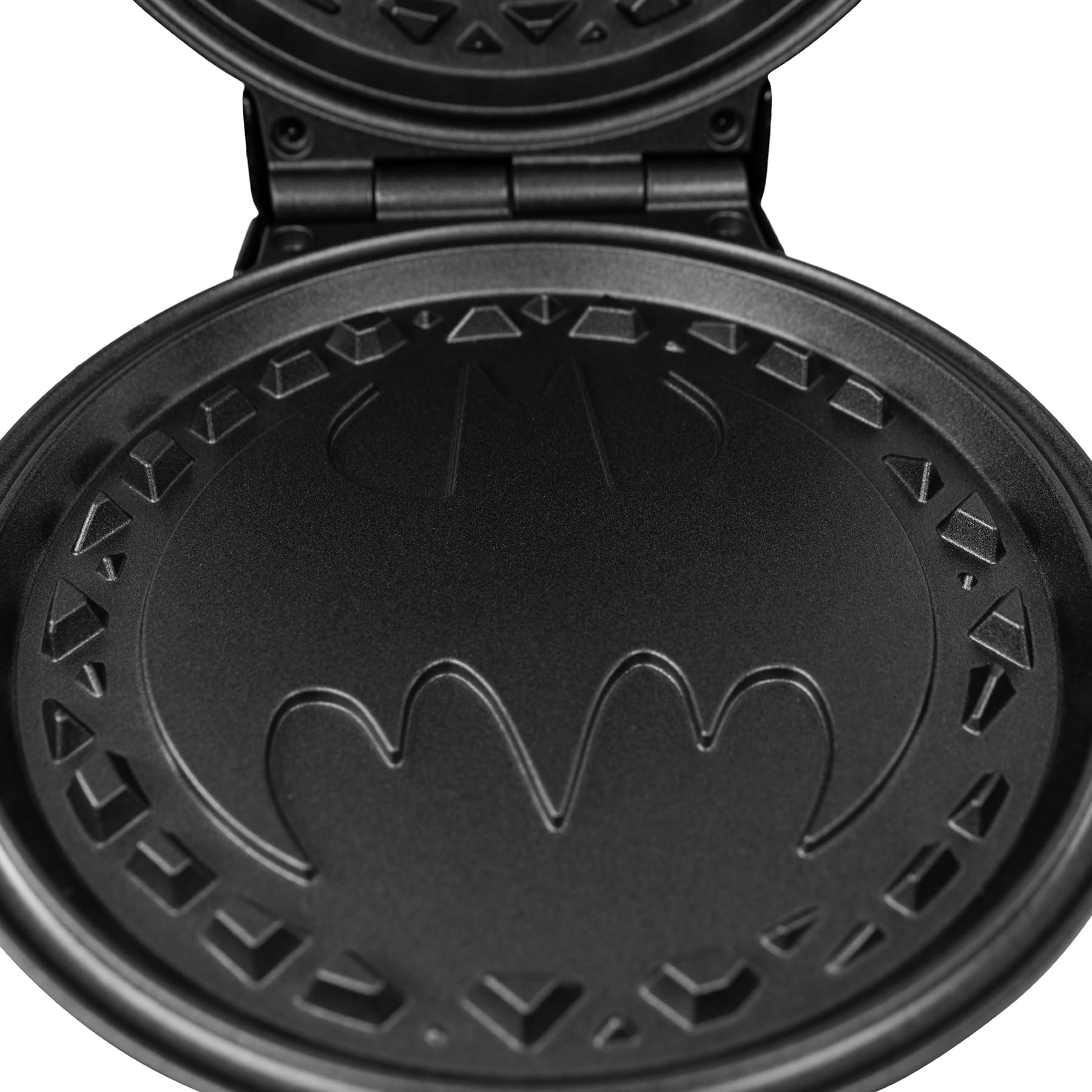 Uncanny Brands - Gofrera Logo Batman - Impresión en el gofre - Enchufe Europeo - Licencia DC Comics - Facil de usar y limpiar - Hogar y cocina - Heroes