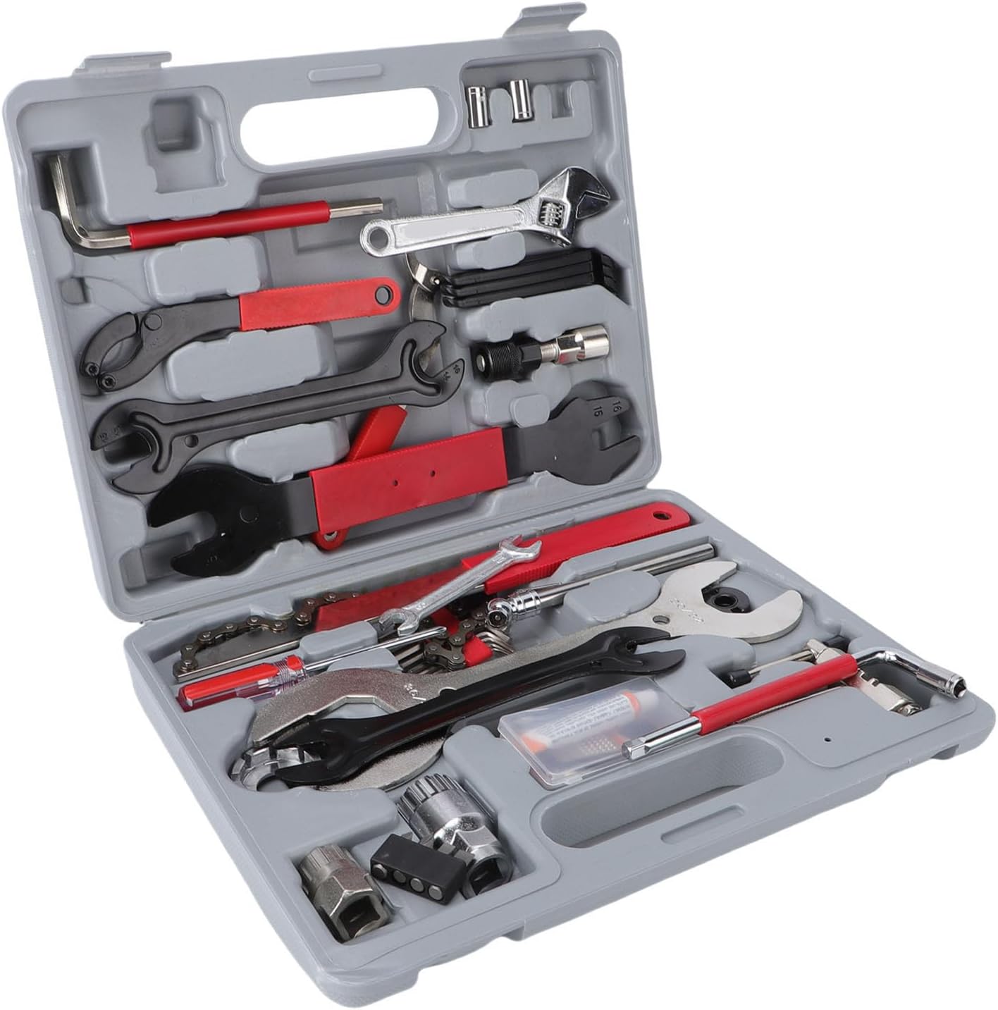 Bike Tool Kit, 45 Pcs Multi Functional Bike Maintenance Tools with Storage, for Road Mountain Bikes and Household Use