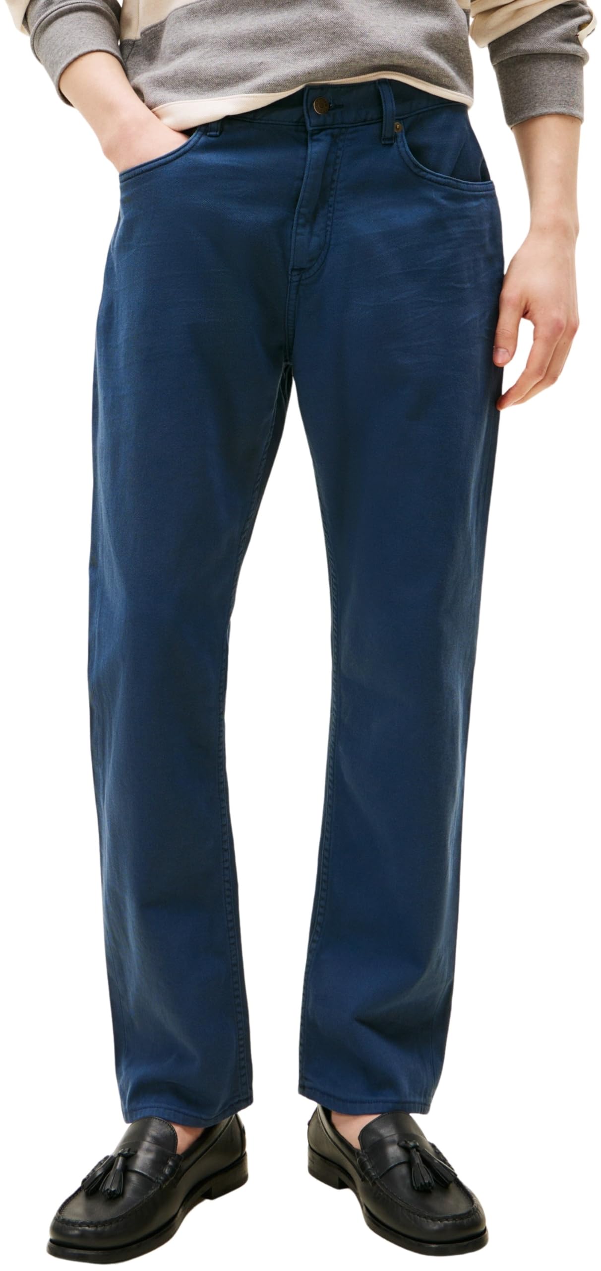 Tommy Hilfiger Men's Regular Fit Mercer Mid Rise Jeans, Blue (Admiral Navy), 34W/34L