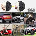 Red Champion Tire Repair Rubber Nail Set | Tubeless Tyre Puncture Repair Screws for Car, Bike & Scooter | Instant Leak-Proof Rubber Repair Nails | Easy DIY Tyre Fix Kit | Pack of 10 gallery image
