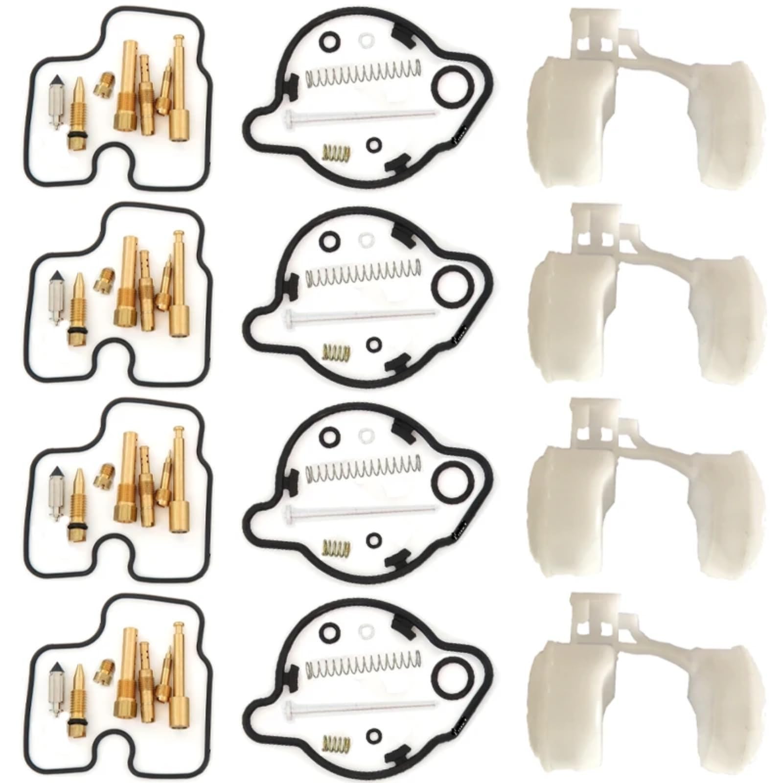 Kit Carburador Repuesto Kit De Reparación Carburador Motocicleta Para VF750C Para Magna 1994-2003 Piezas De Repuesto De Diafragma De Émbolo De Montaje De Flotador(C Style)