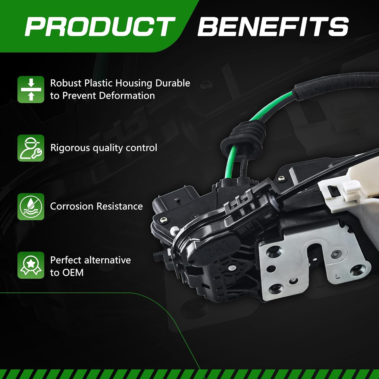 Door Lock Latch Actuator Compatible with Kia Sorento 2011-2015,Front Driver Side,Replace # 813102P000