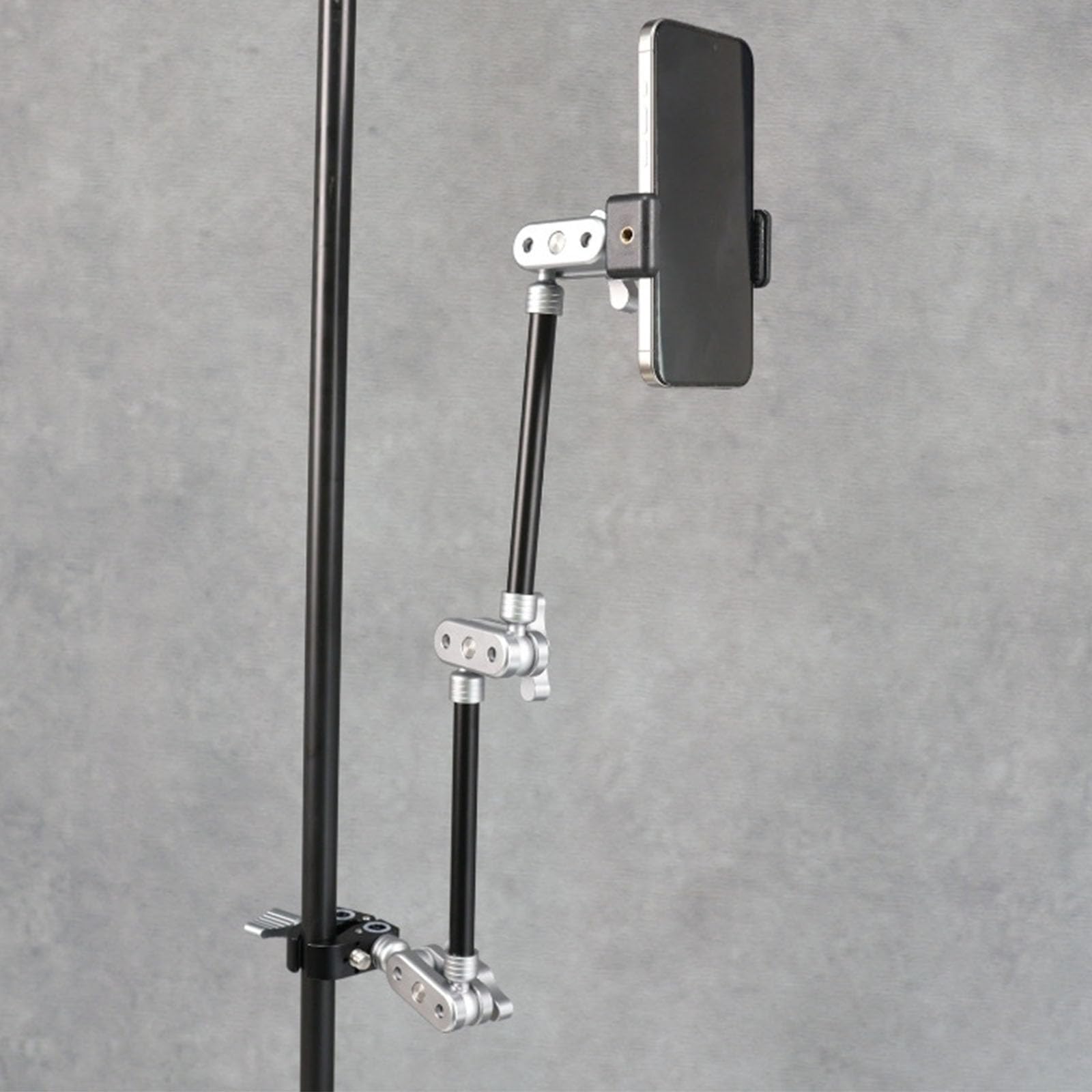 Tutto regolabile Supporto per tablet Supporto per morsetto Installazione per supporto da scrivania per telefono in streaming per ufficio domestico