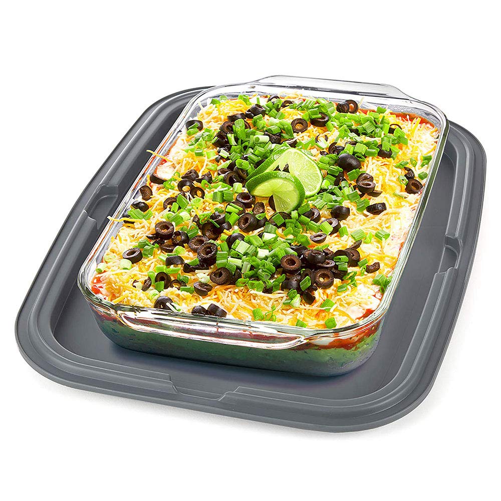 PrepWorks Collapsible Cake Carrier - Gray -3