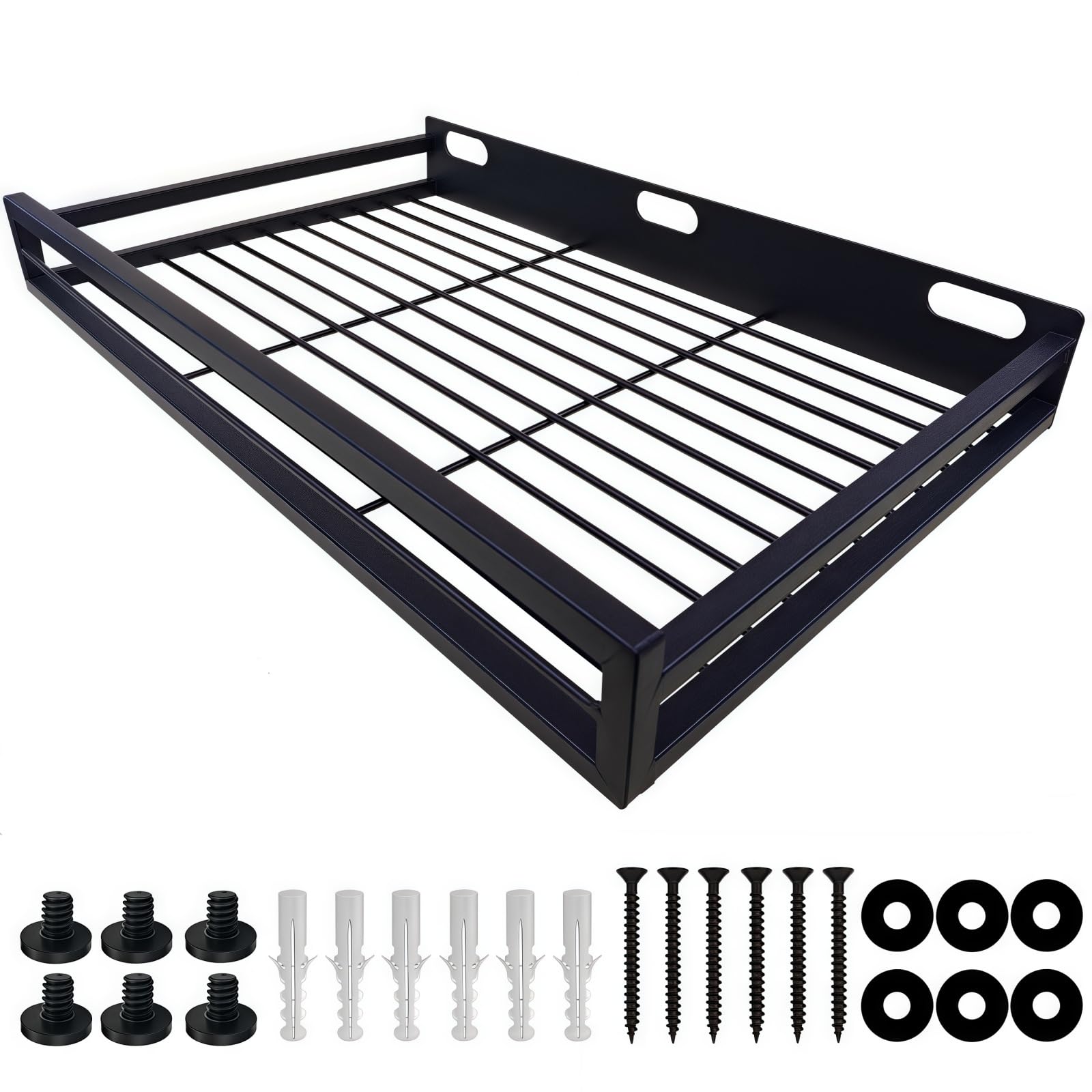 For Resin Shelf Accessory Outdoor Sheds Storage,16" x 9.8" x 2",with EZ Bolt Assembly,Wall Mount Tool Organizer,Space-Saving Shelf for Outdoor Storage Sheds-image-24