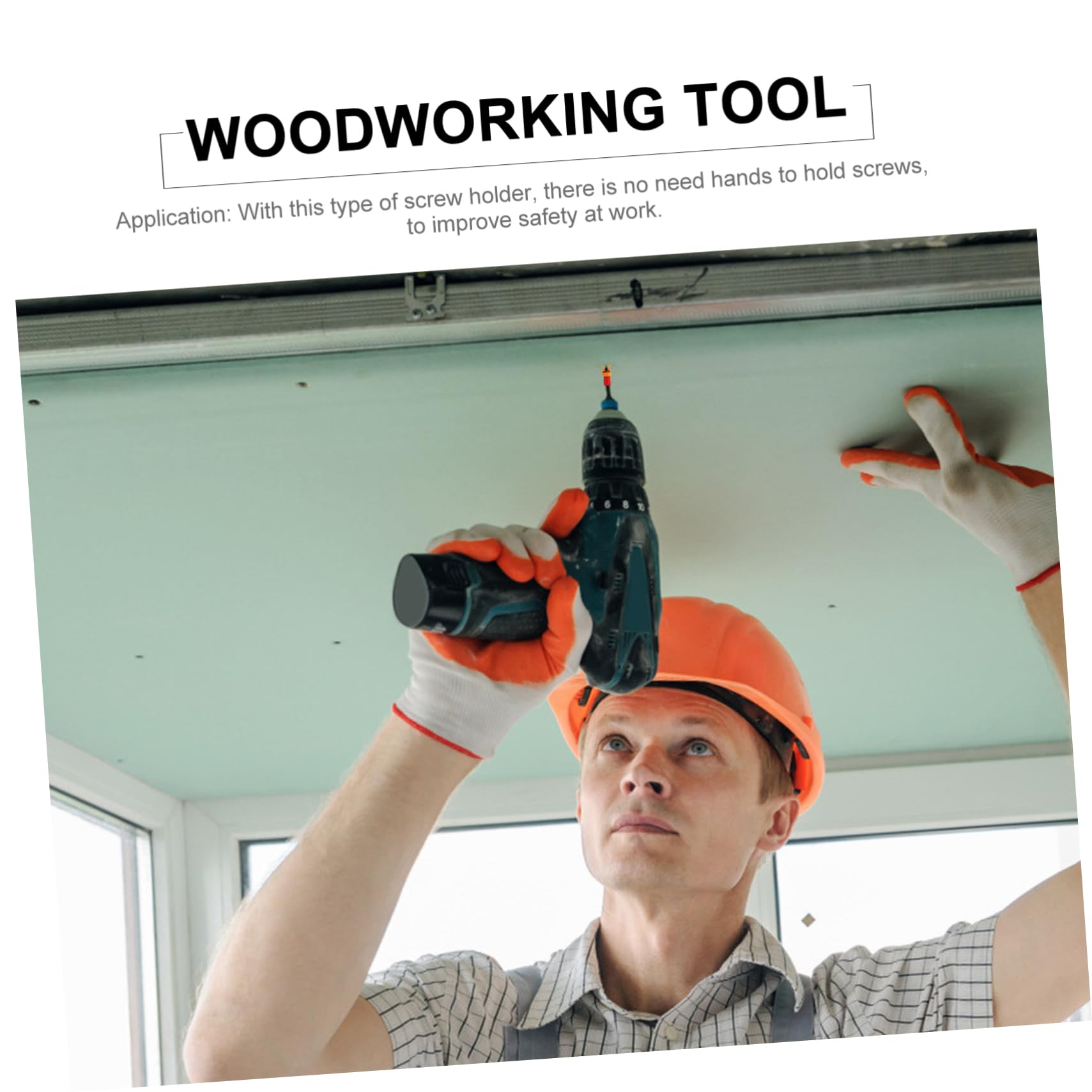 ARTIBETTER 2sets Screwdriver Gripper Screw Holder Plastic Screw Gripper for Woodworking Fixer 6pcs*2