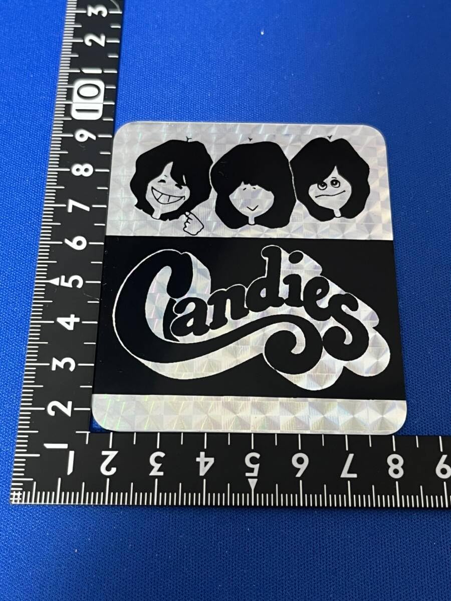 キャンディーズ ロゴ ステッカー シール　未使用品 Amazon.co.jp: キャンディーズ ロゴ ステッカー シール 黒ベース