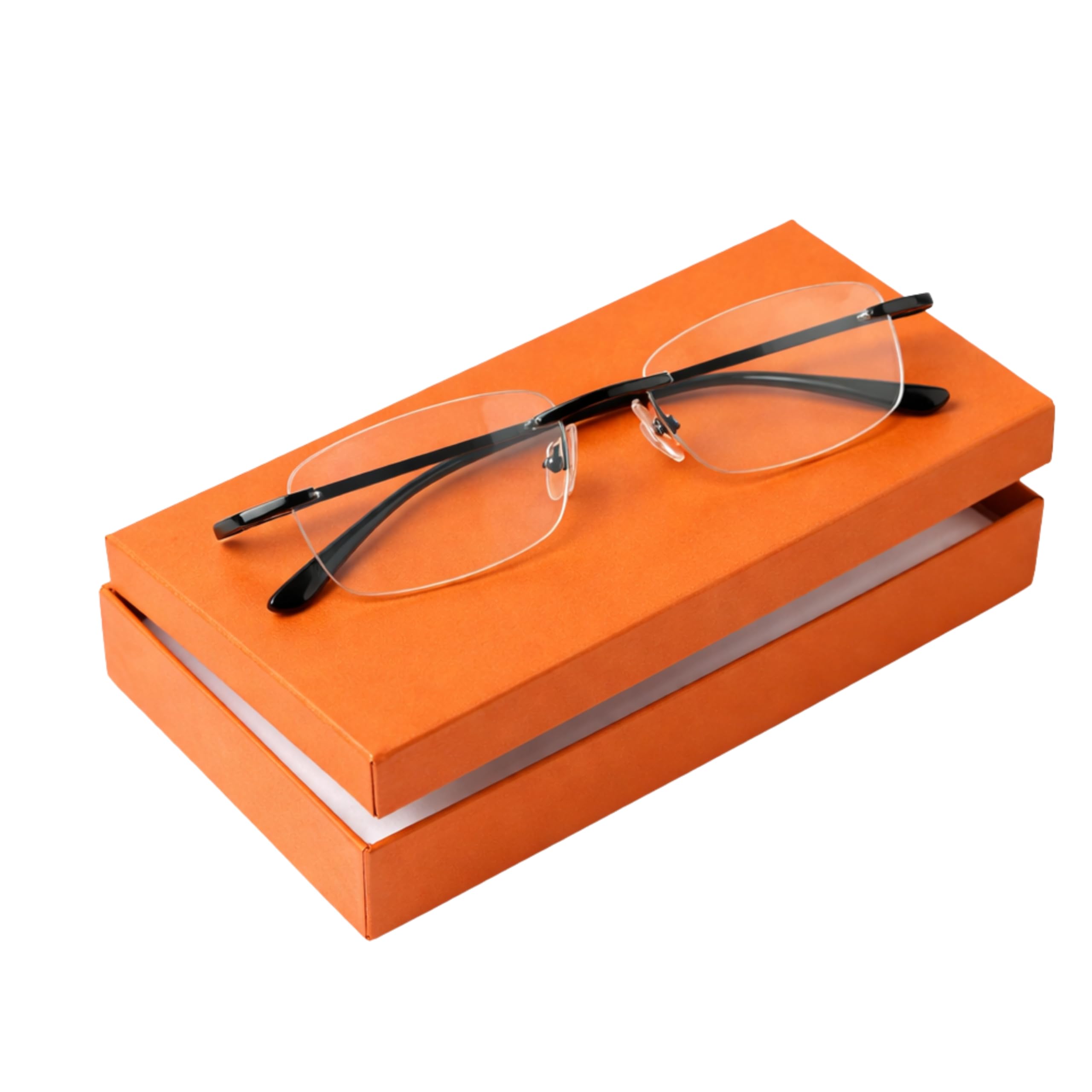 SILAC – Lunettes loupes pour homme et femme – Lunettes de lecture Black Metal 7097 – monture métal gris foncé sans nickel avec branches flex – dioptrie +1,00 à +3,50