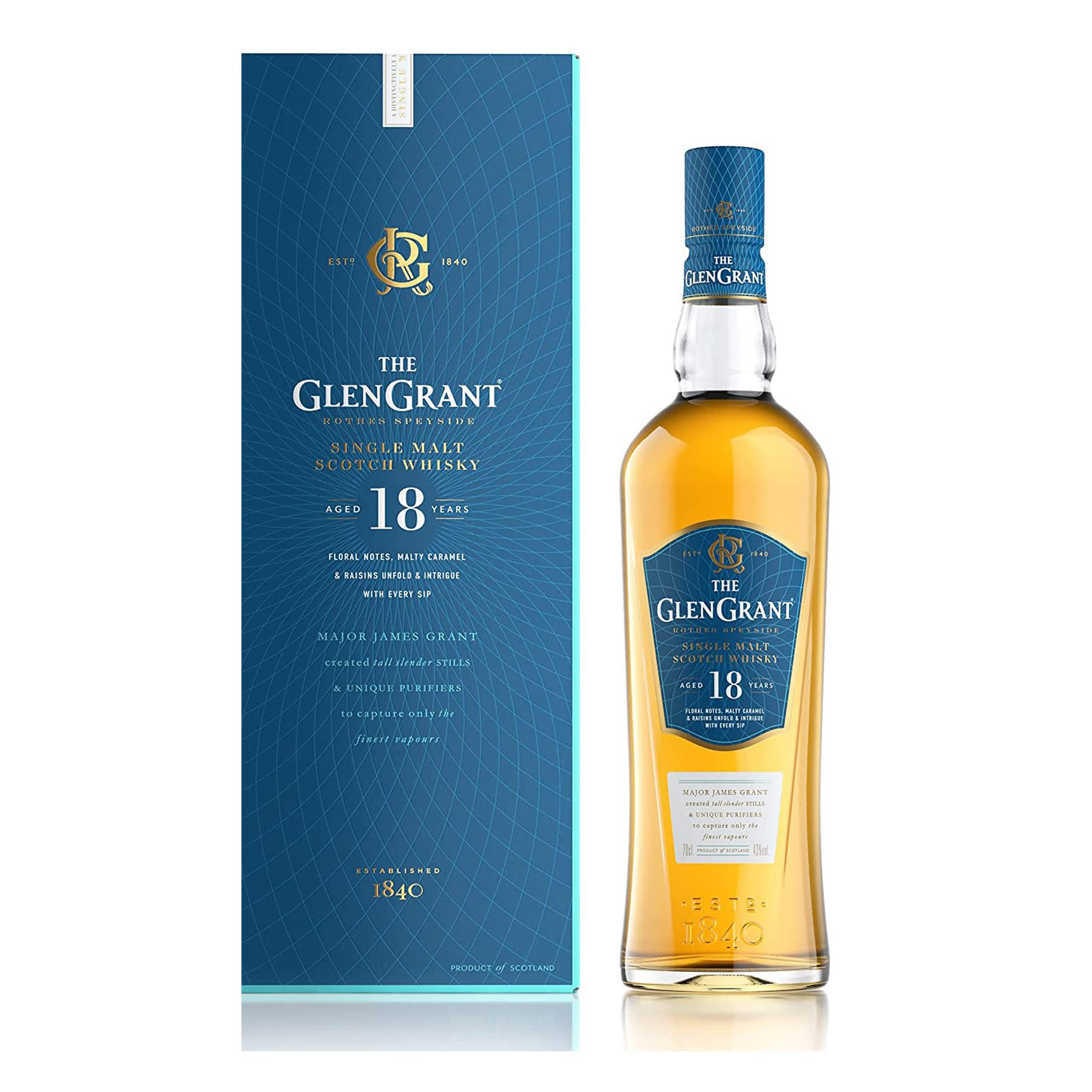Glen Grant 18 Years Old Single Malt Scotch Whisky | 0,7 l