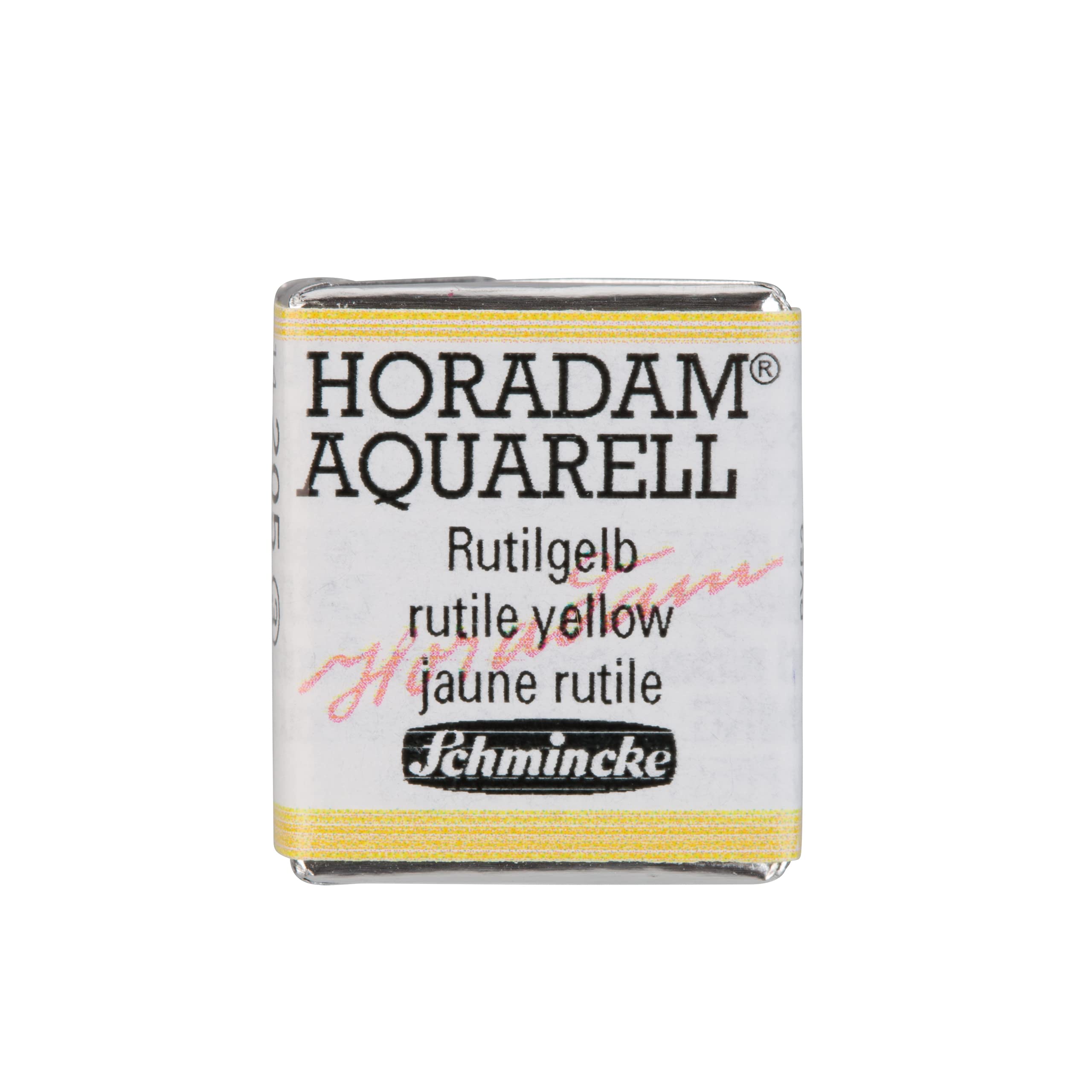 Acquerello Schmincke HORADAM AQUARELL In Tubo 5ml - Colore Giallo Arancio (222) Per Artisti - 2