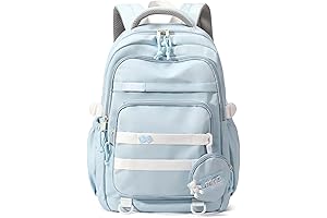 Kids Backpack for Girls - Aesthetic School Backpack for Elementary & Middle School Girls