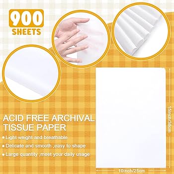 Amazon.co.jp: Yexiya 900枚 無酸性アーカイブティッシュ