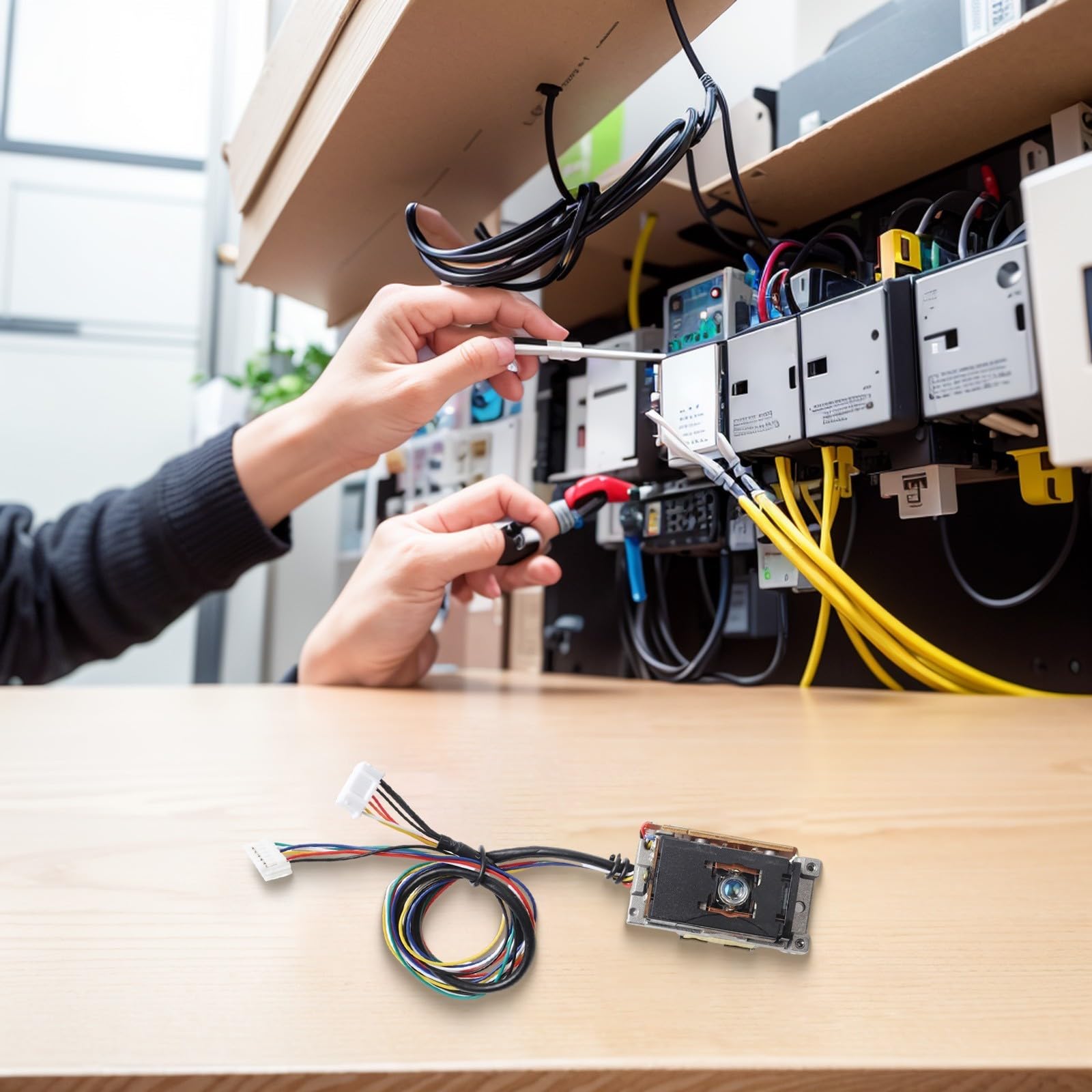Objectif de micro optique SF-90 6/6P, SF90 KAV-250cd CEC de remplacement pour lecteur CD Sanyo - Composant électronique de réparation et d'entretien