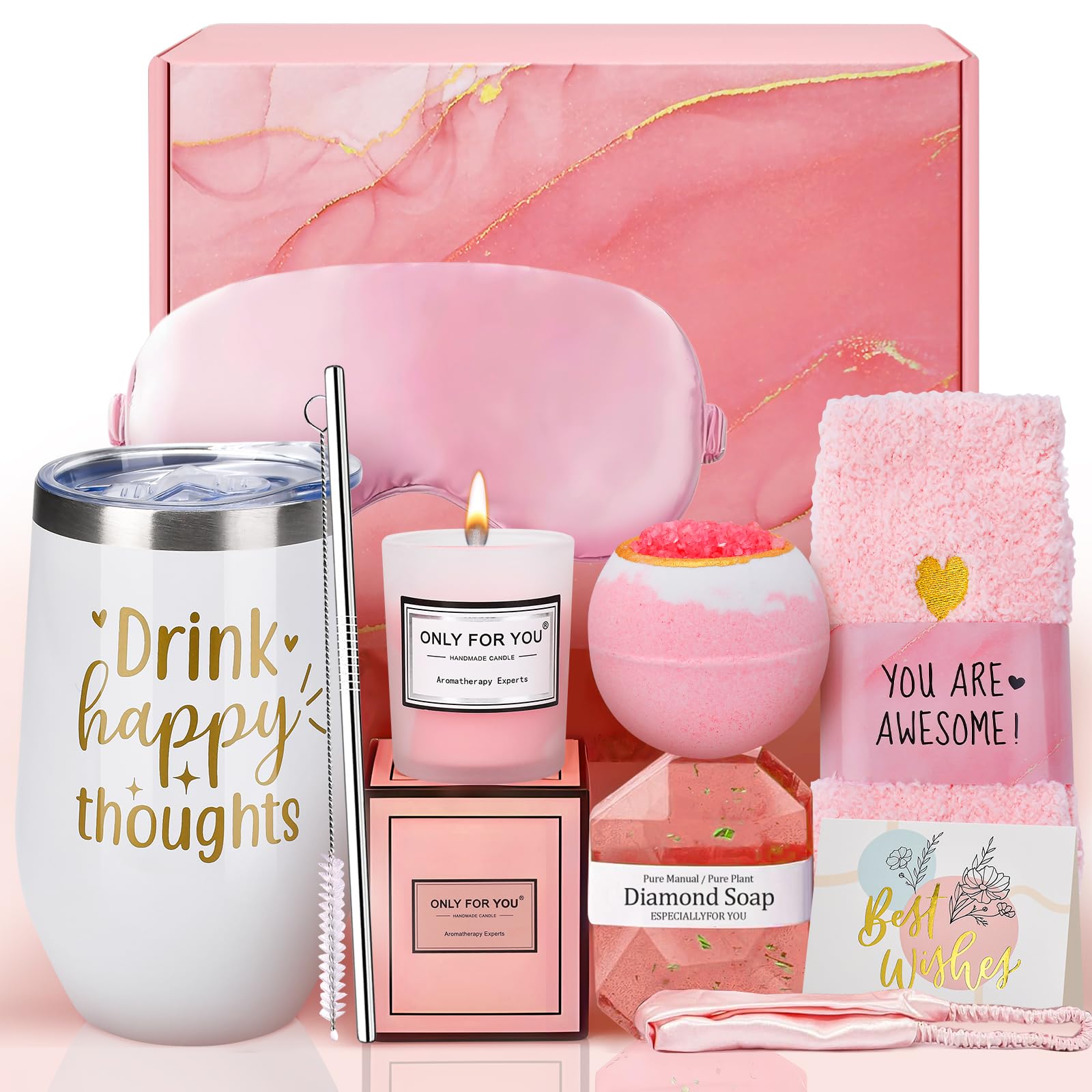 Gift Baskets for Women: Mothers Day Gifts for Mom Wife Women Her Easter Basket Christmas Birthday Valentines Day Stocking Stuffers for Friend Sister Teen Girls Grandma Coffee Cup Set