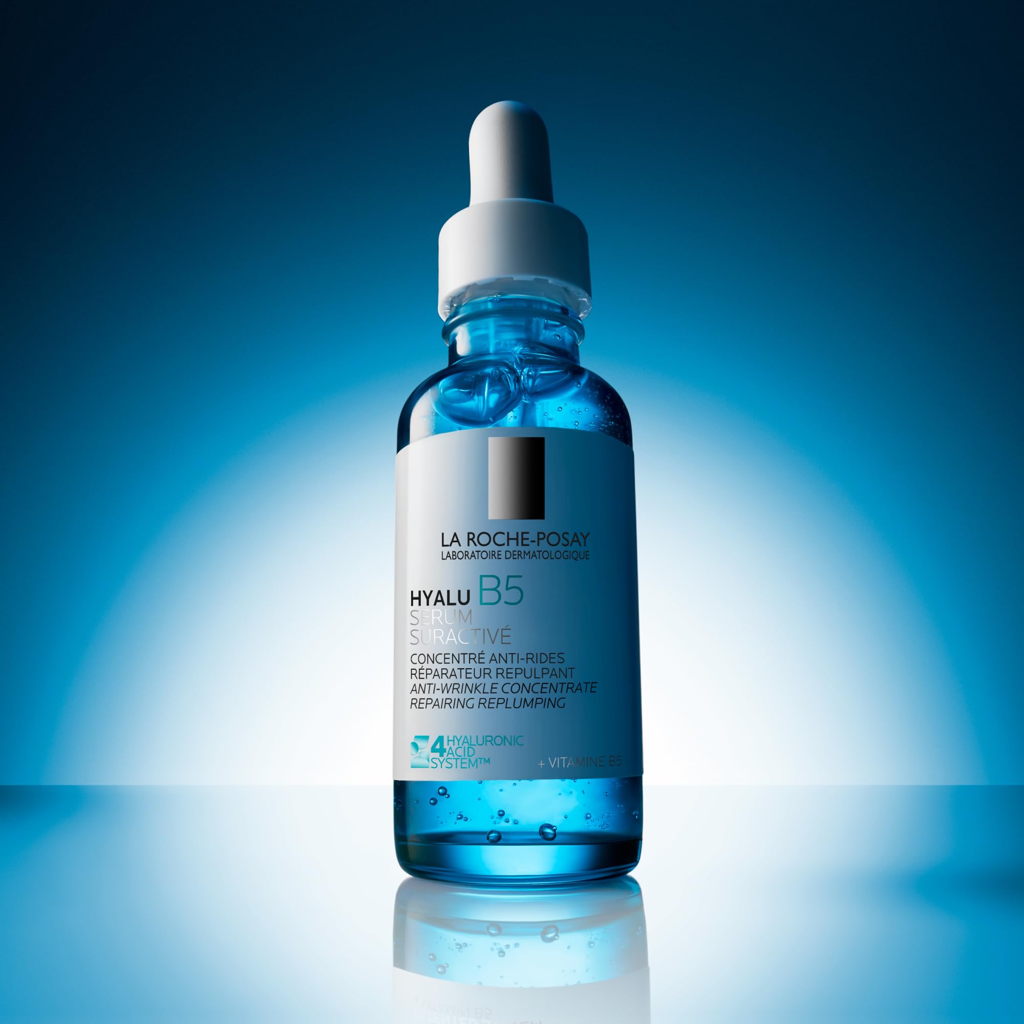 La Roche-Posay Hyalu B5 Suractivated, Sérum antiedad concentrado, Efecto Revitalizante, Repara y Rellena en 1h, 4 Tipos de Ácido Hialurónico, Vitamina B5 y derivado de Centella Asiática, 30 ml
