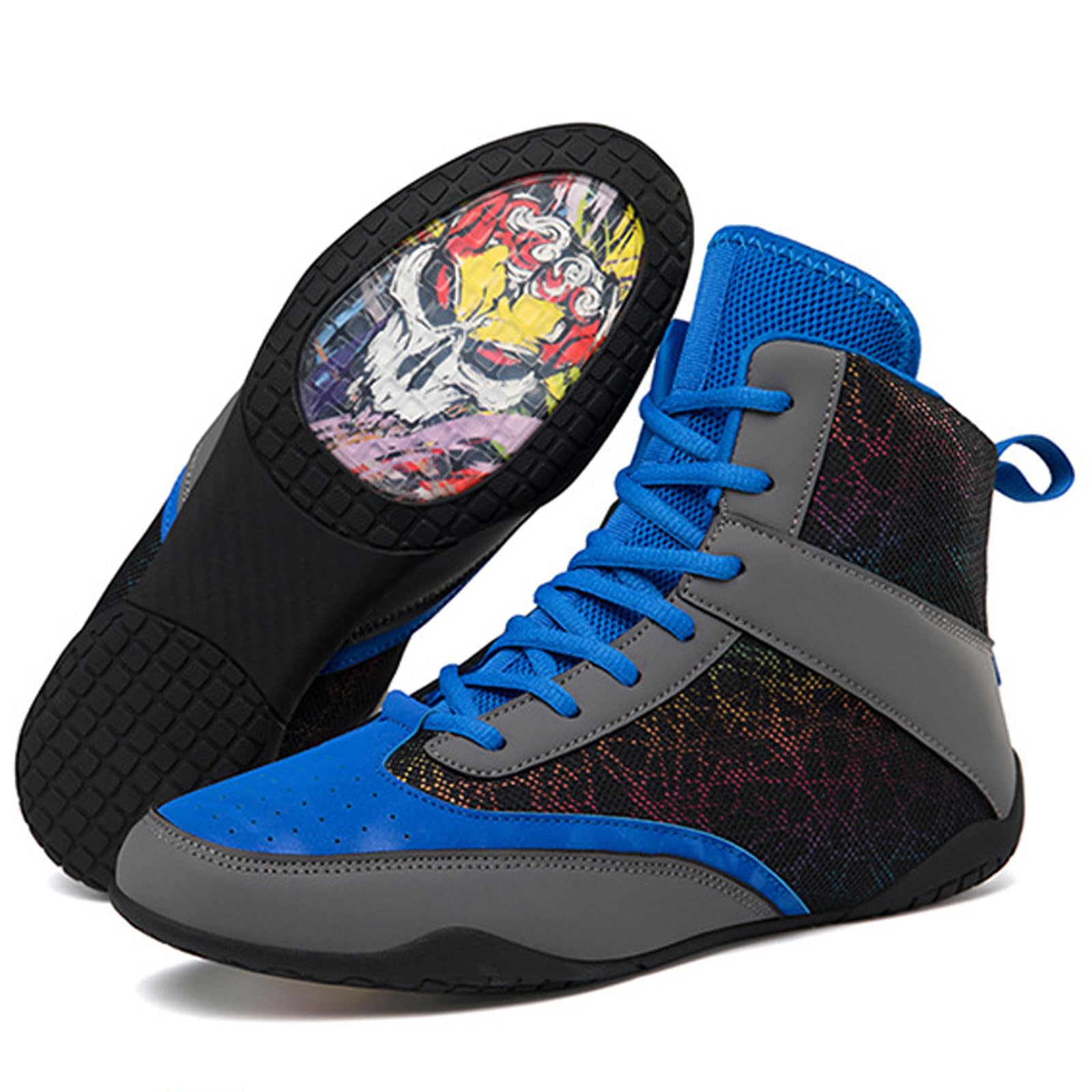 Buty zapaśnicze Lekkie antypoślizgowe buty treningowe do walki fitness. Buty bokserskie. Do treningu walki ćwiczeń fitness Muay Thai sztuki walki