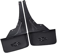 Vista 2 de GM Accessories 23387357 - Protectores de salpicaduras moldeados en la parte trasera en plateado hielo metálico