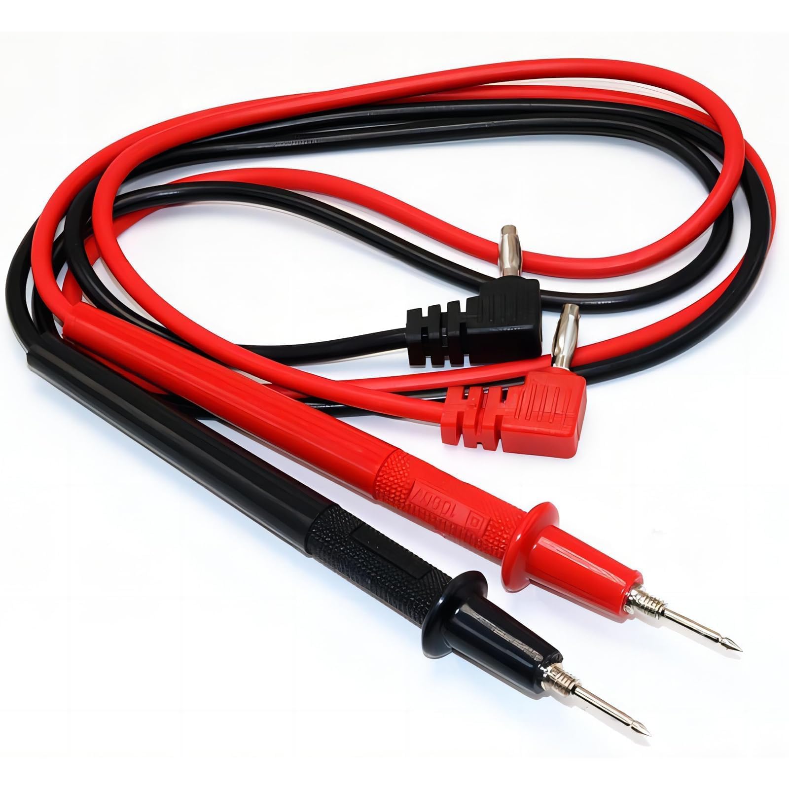 1000V/10A Multimeter Test Leads - multimeter test leads - multimeter probes - multimeter leads - universal probes compatible with digital multimeters and IC component electrical testing