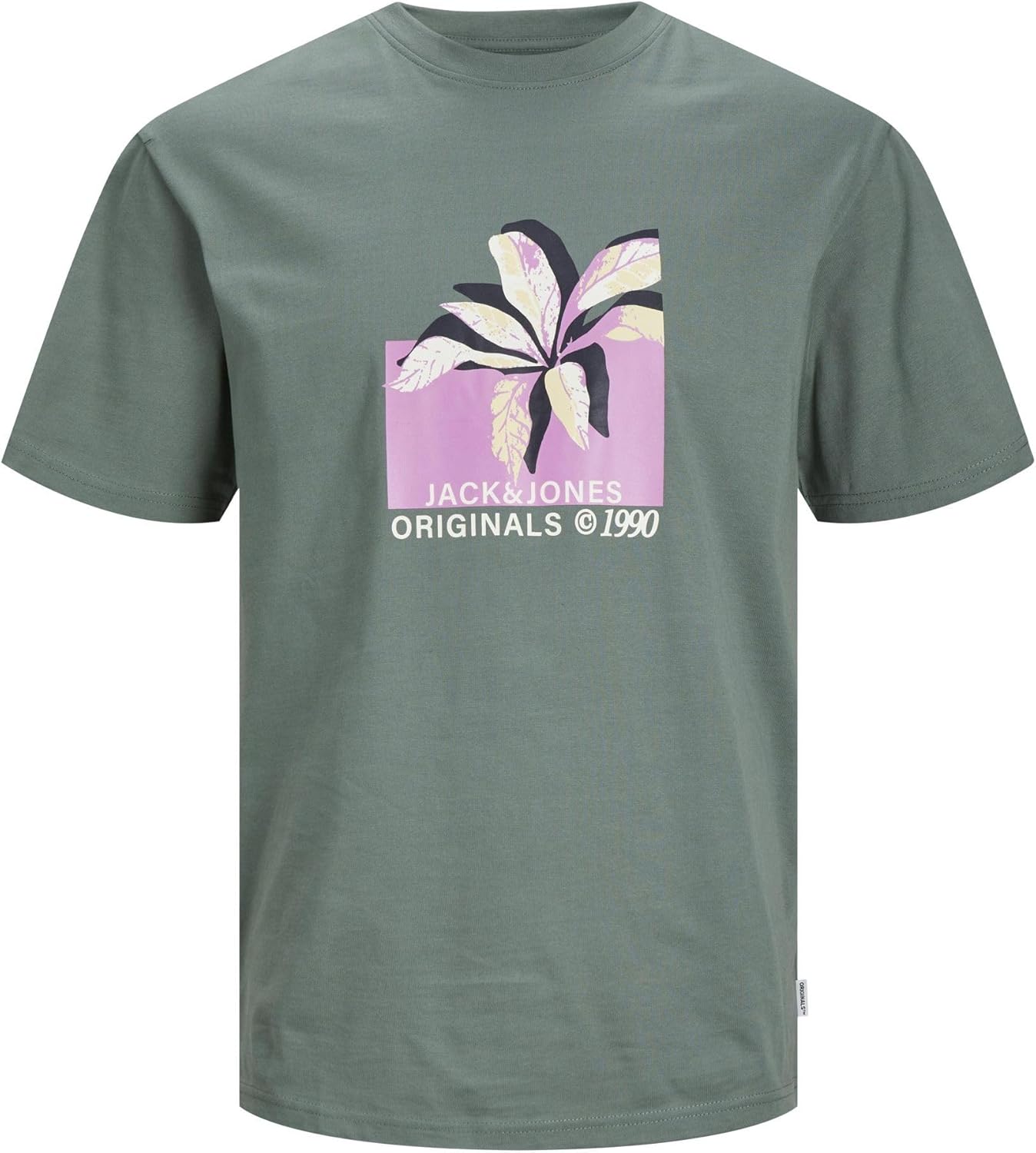 JACK & JONES Male T-Shirt Printed Crew Neck T-Shirt