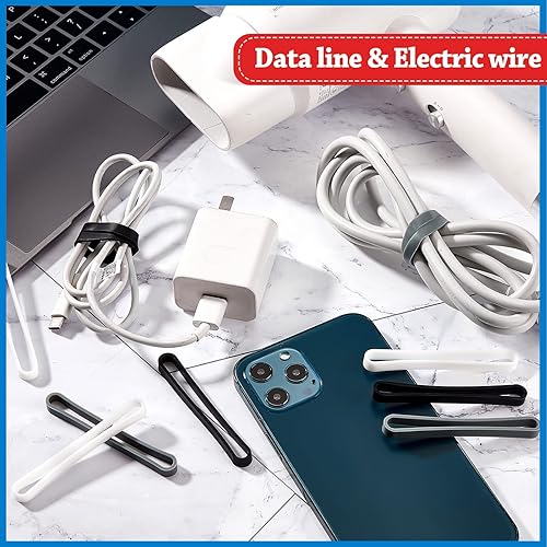 Miniatura 4 de Shappy 36 bandas de goma de silicona de 3 pulgadas, bandas elásticas de goma de colores surtidos para cartera, tarjeta, muñeca, cajas de cocina,