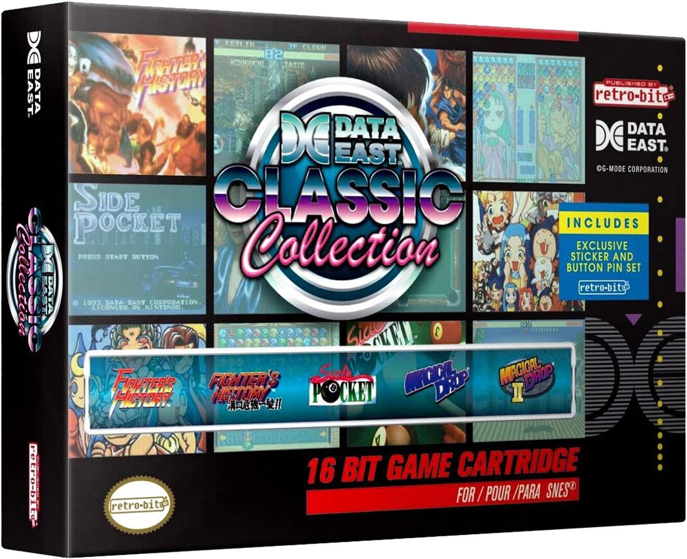 Retro-Bit Data East Classic Collection SNES Cartridge - Super NES