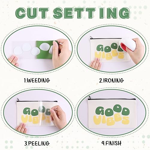 Miniatura 4 de Tintnut Rollo de vinilo de transferencia de calor, 10 pulgadas x 6 pies, rollo de espuma de transferencia térmica de color verde bosque 3D mediano